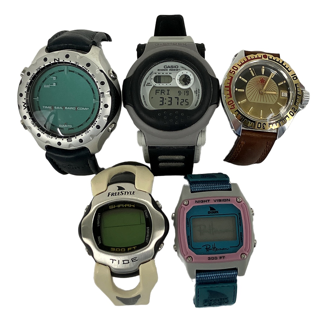 Fossil SUUNTO7 など 腕時計ジャンクまとめ売り ジャンク】SUUNTO7