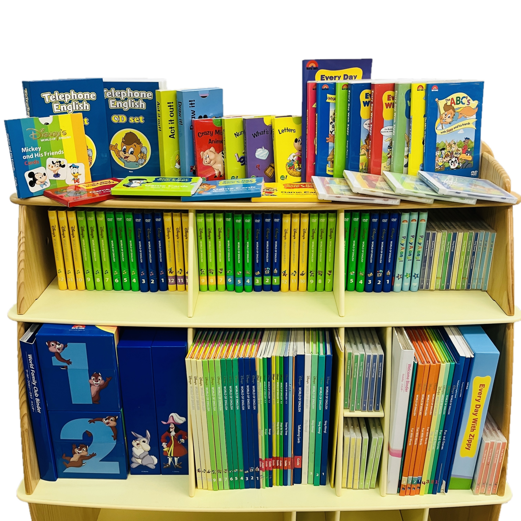 ■2005年購入★ワールドファミリー ＤＷＥ ディズニー英語システム　レッツプレイ　LET'S PLAY!　ＤＶＤ＆プレイセット DWE ワールドファミリー ディズニー英語システム　 2005年購入　ディズニー