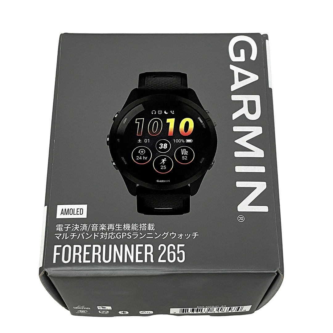 GARMIN FORERUNNER 265 GPS ランニングウォッチ