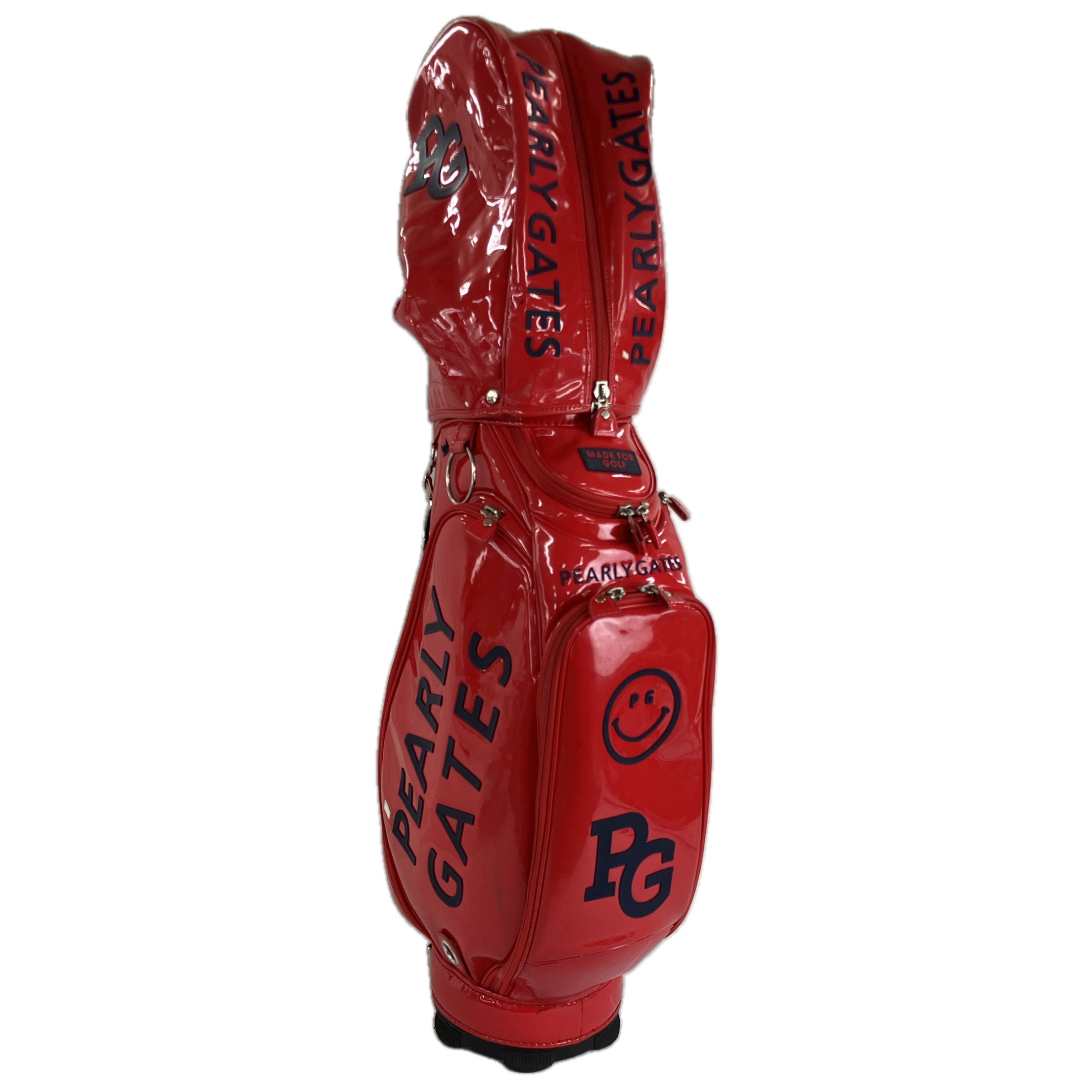 PEARLY GATES エナメル キャディーバック ゴルフバッグ