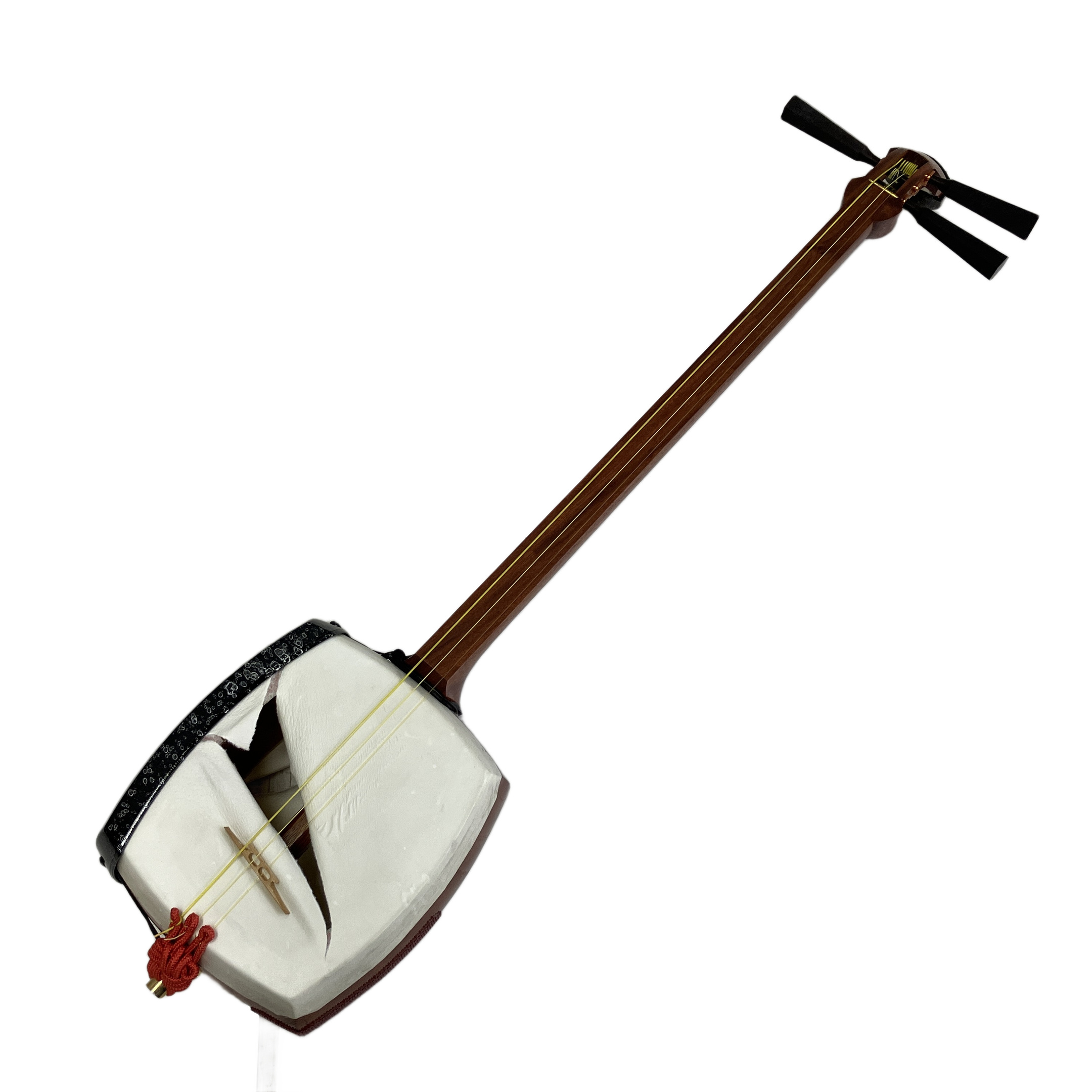 津軽三味線 紅木 太棹 丸打胴