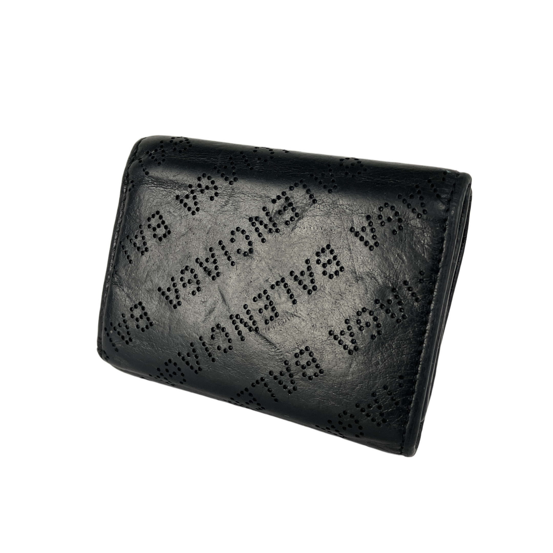 BALENCIAGA パンチングロゴ コンパクトウォレット 三つ折り 財布