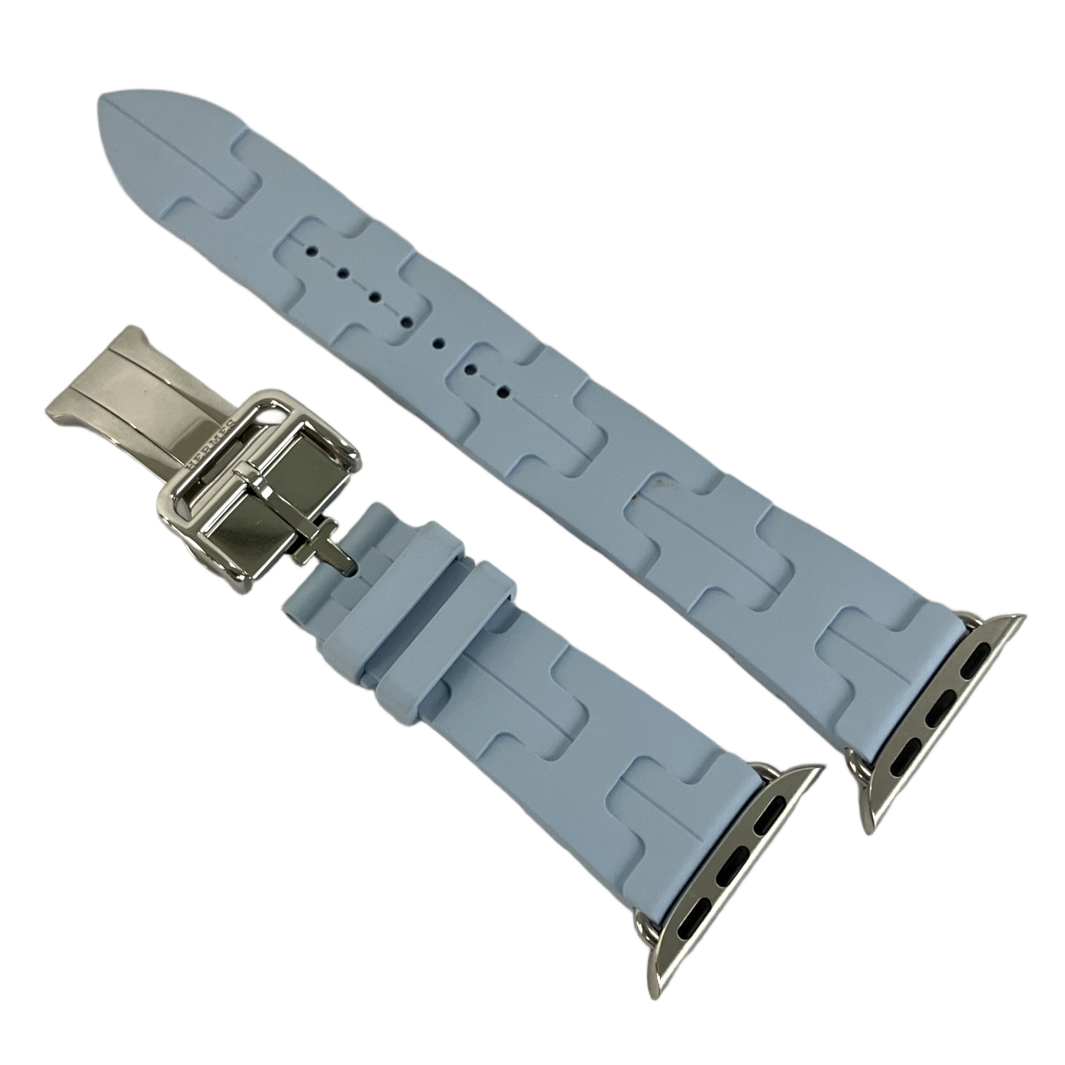 HERMES Apple Watch用 バンド シンプルトゥール キリム Bleu Acier