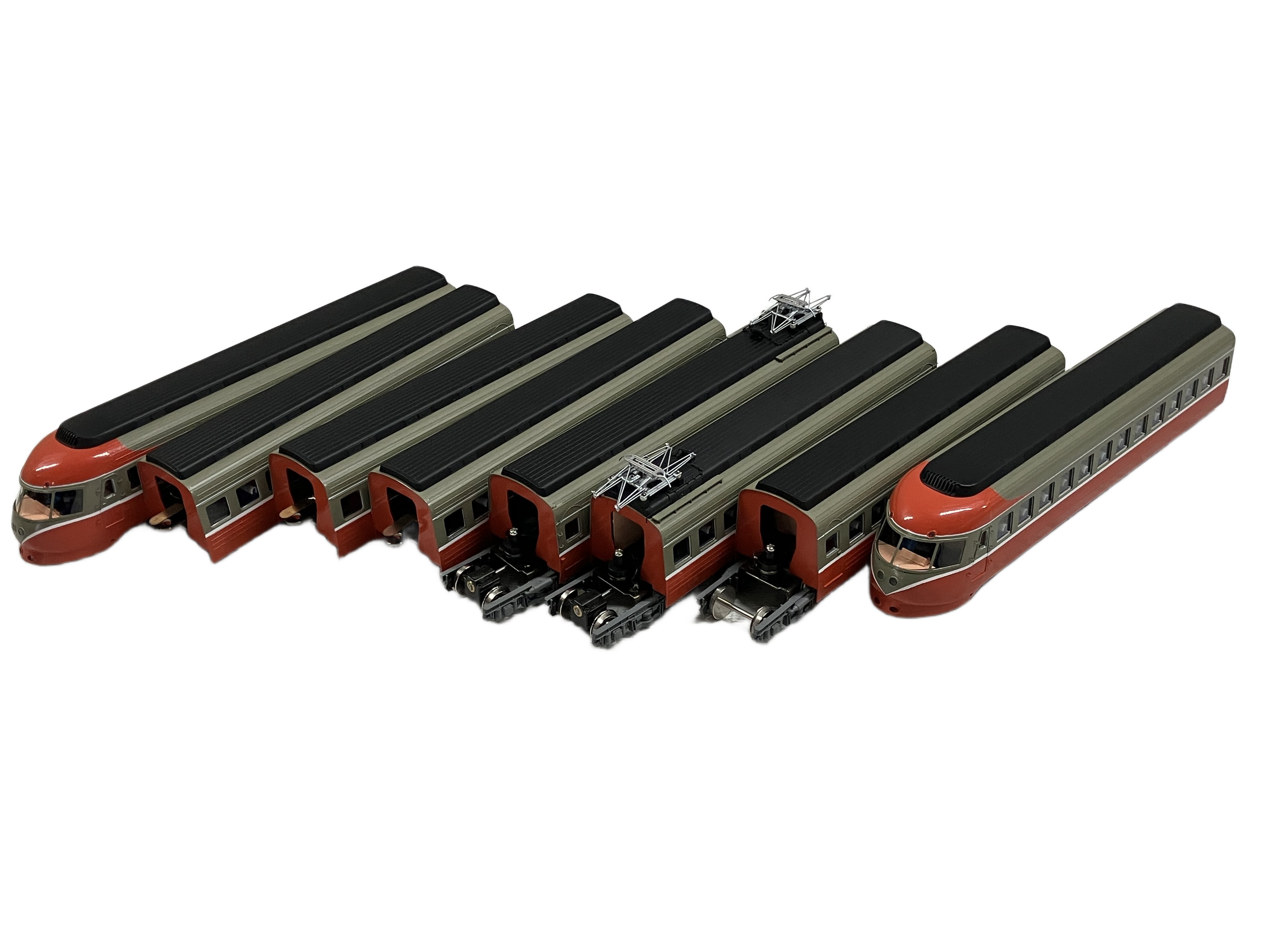 小田急電鉄 3000形 (SE車) 原形タイプ 8両セット:新幹線のルーツとなった伝説の名車。真鍮の重みが語る、昭和のロマンスカー。