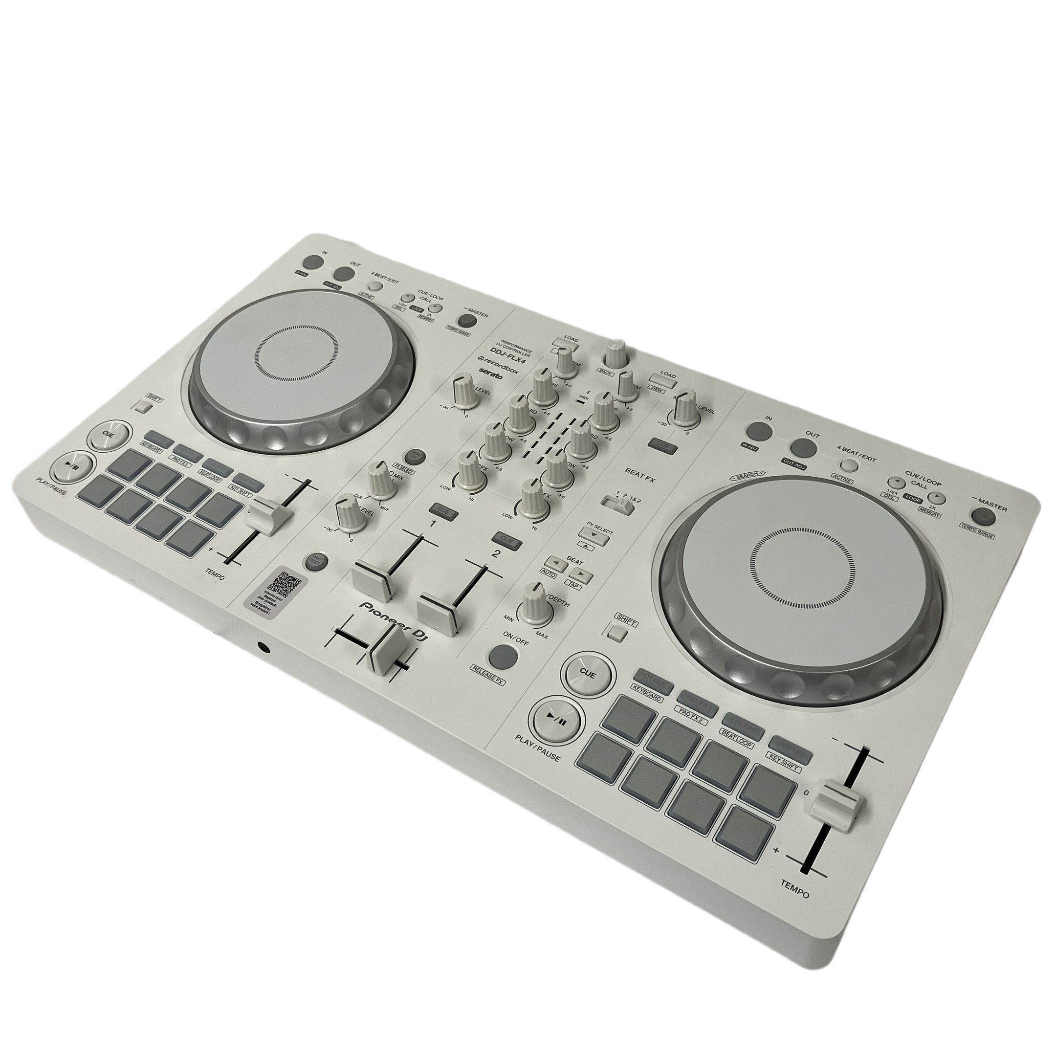 Pioneer DJ DDJ-FLEX4-W DJコントローラー カバー付き
