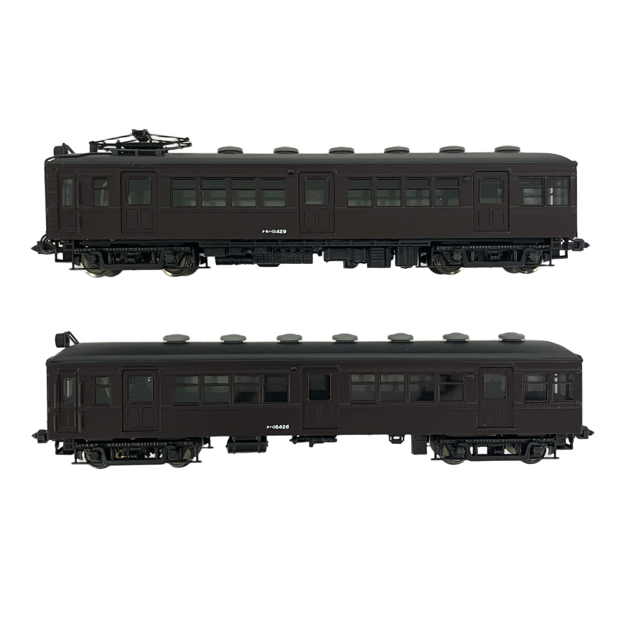 ワールド工芸 クモハ11400 クハ16400 旧型国電 2両セット 塗装済完成品 鉄道模型 N