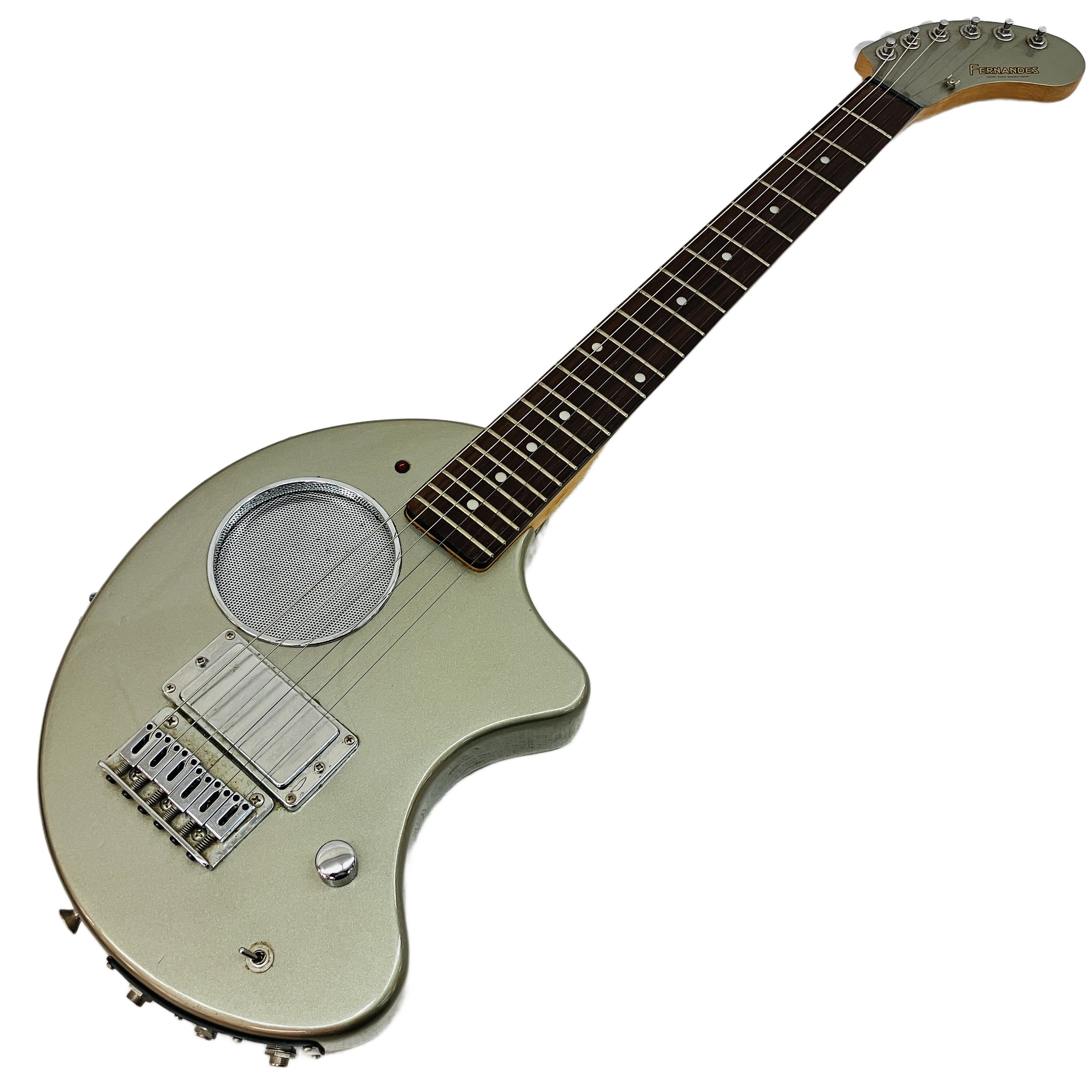 A286☆FERNANDES/エレキギター/深緑色系/楽器/音楽/ギター