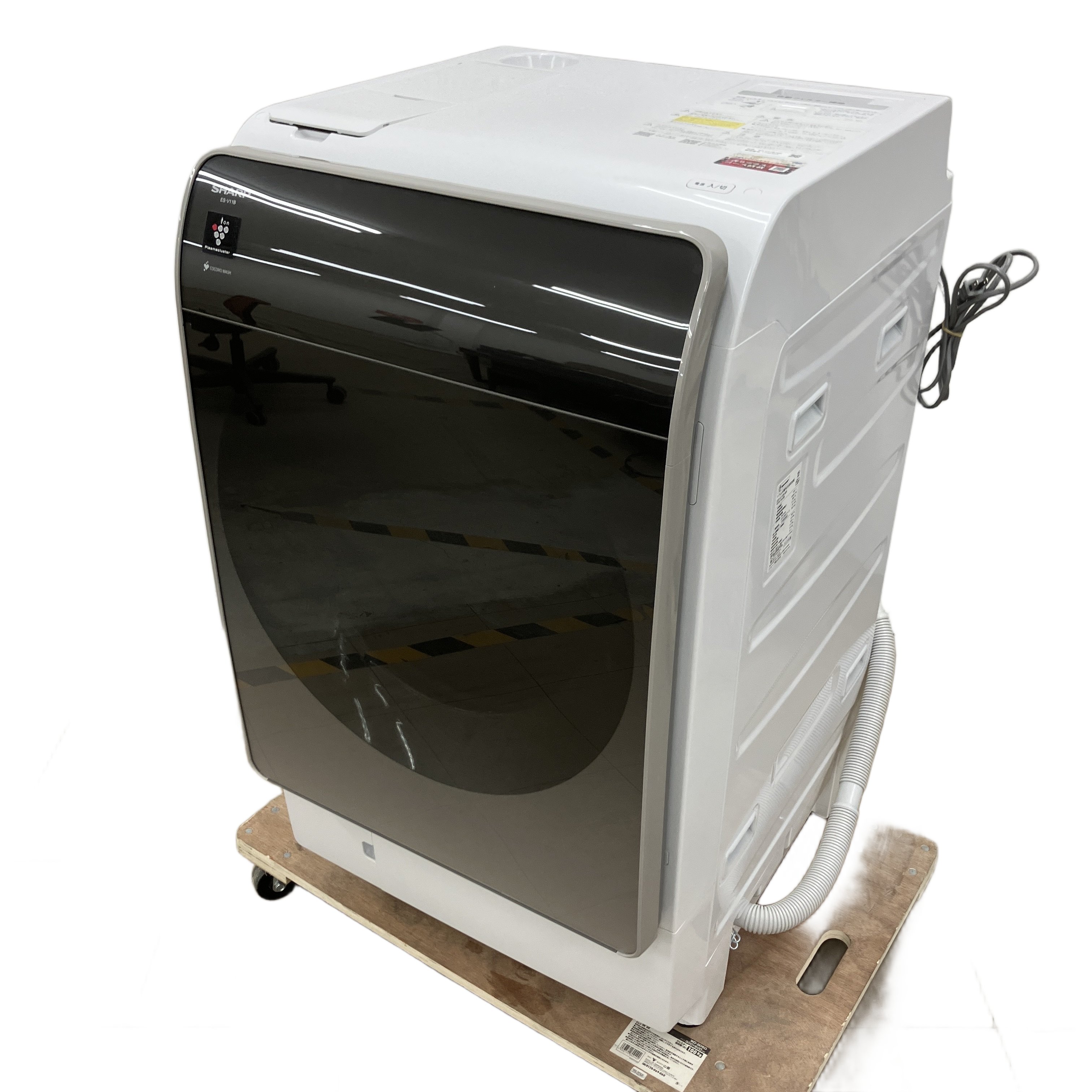 SHARP ES-V11B-NR ドラム式洗濯機 右開き
