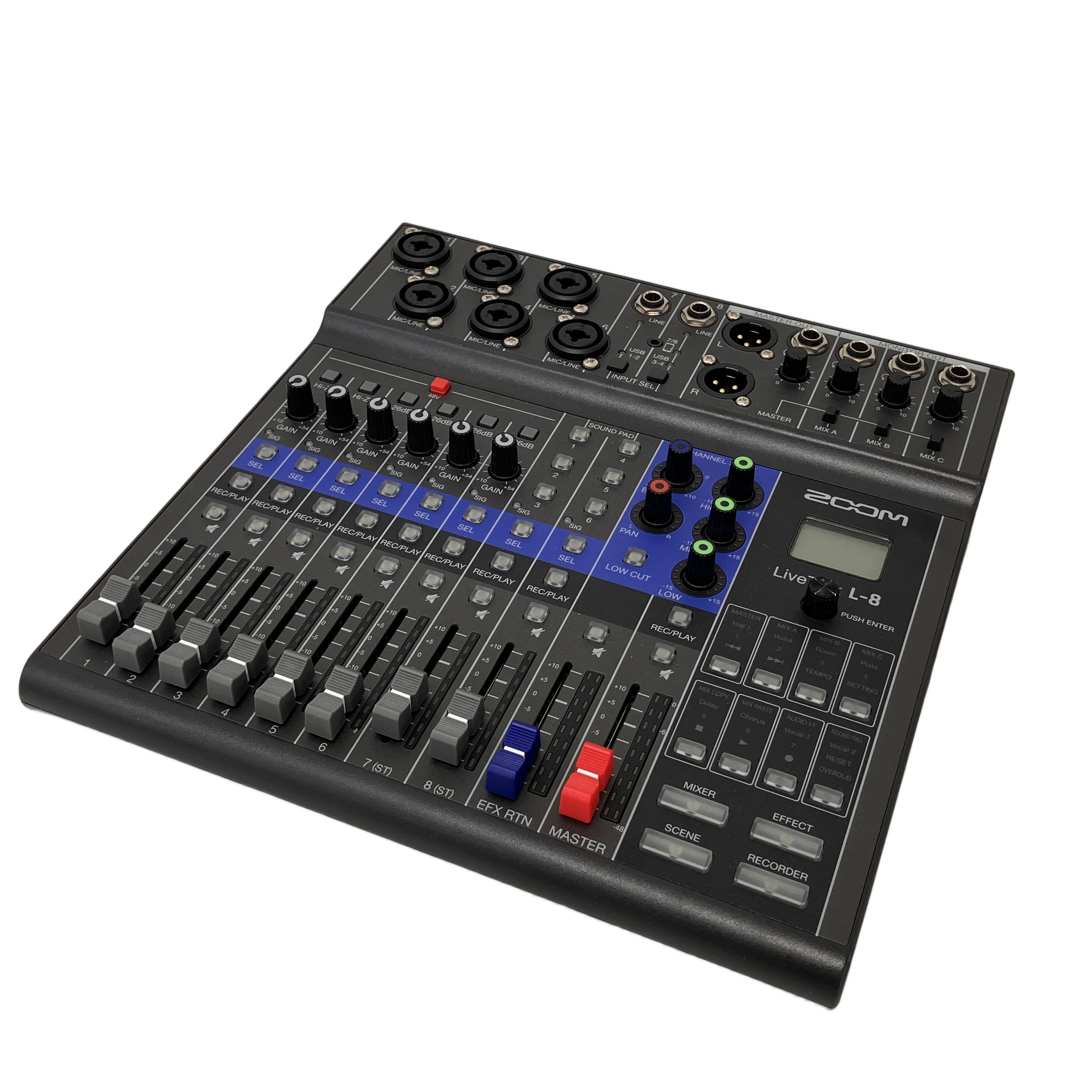 ZOOM LiveTrak L-8 デジタル ミキサー