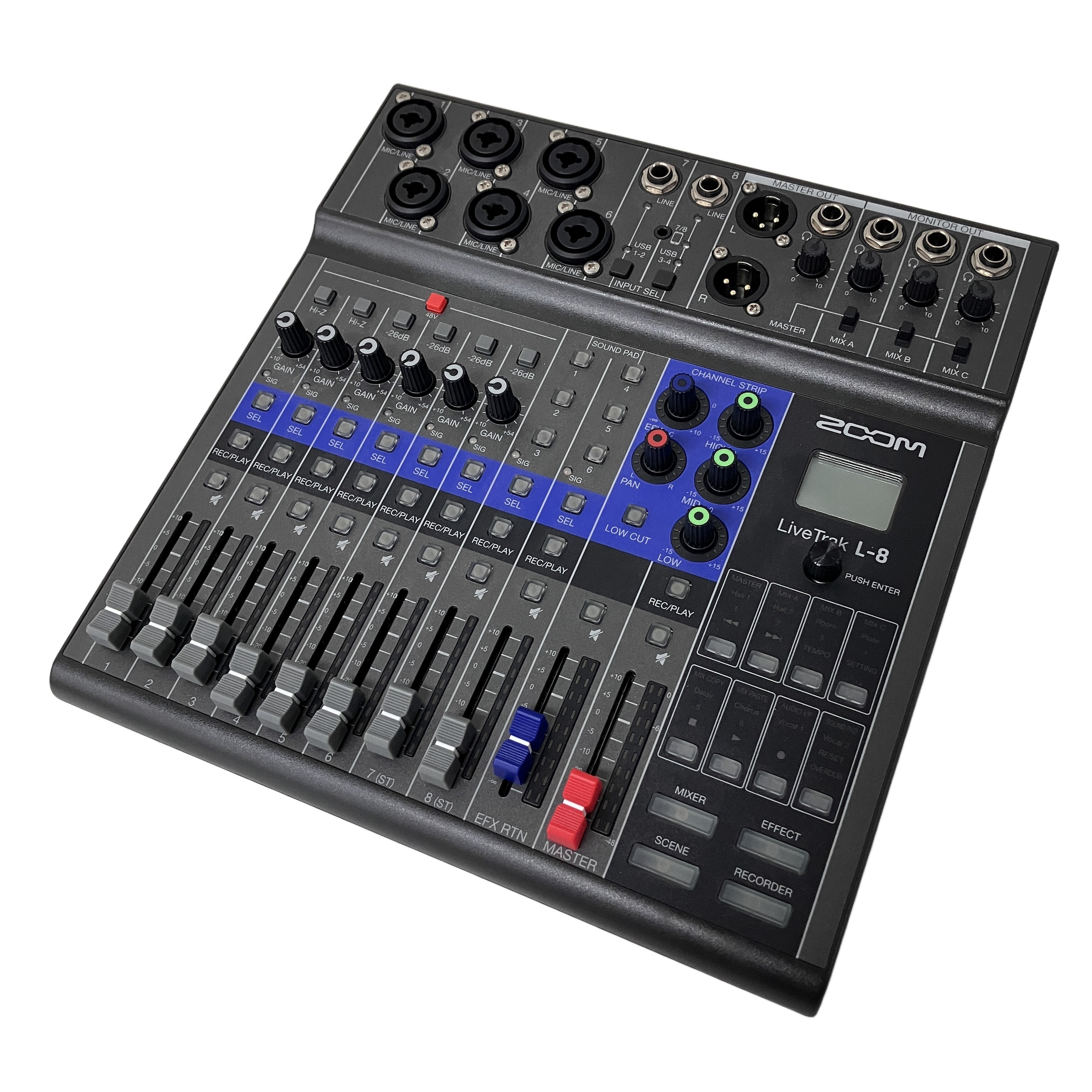 ZOOM LiveTrak L-8 デジタルミキサー