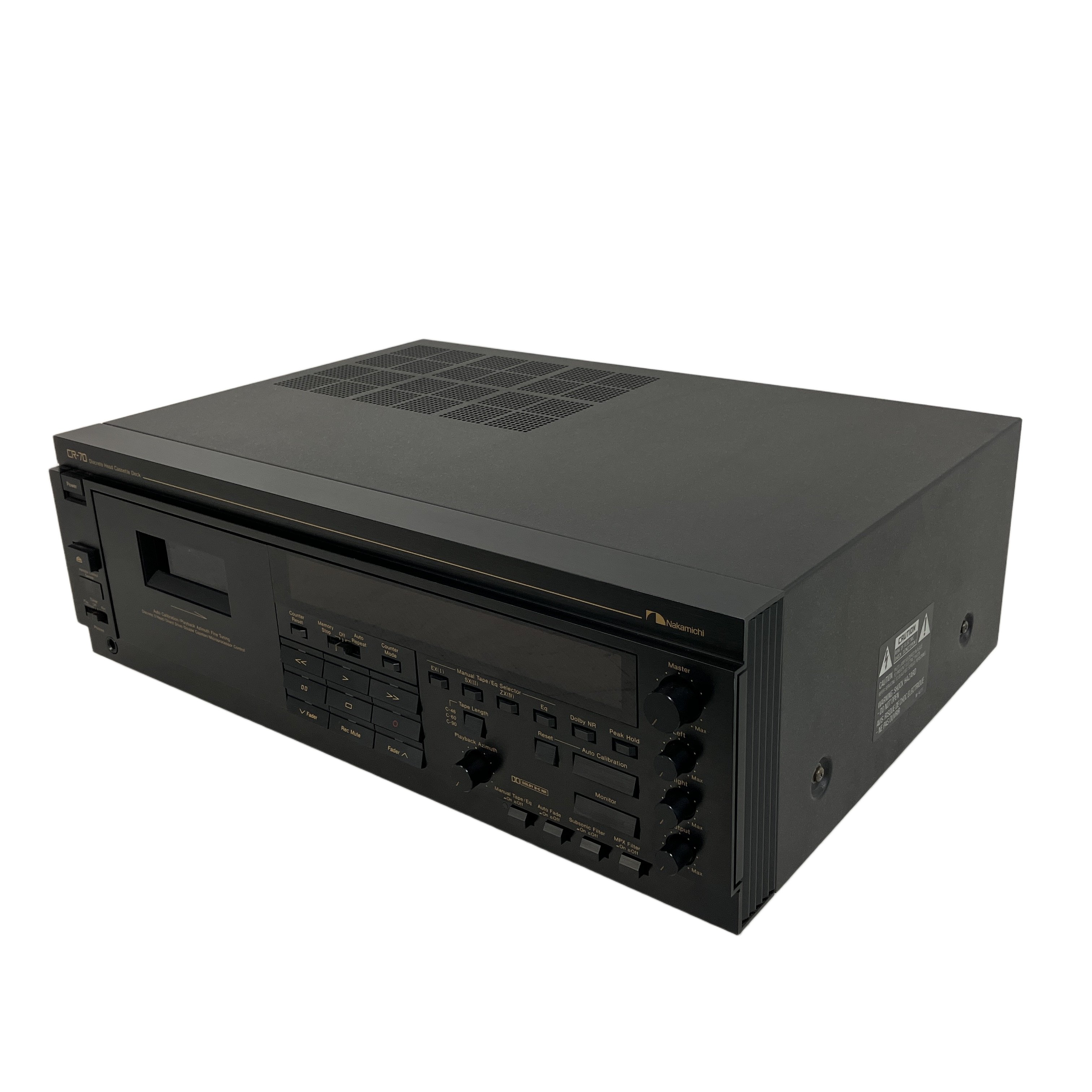 ★Nakamichi CR-70 3ヘッド カセットデッキ ナカミチ 録音再生OK 高音質オーディオ機材★