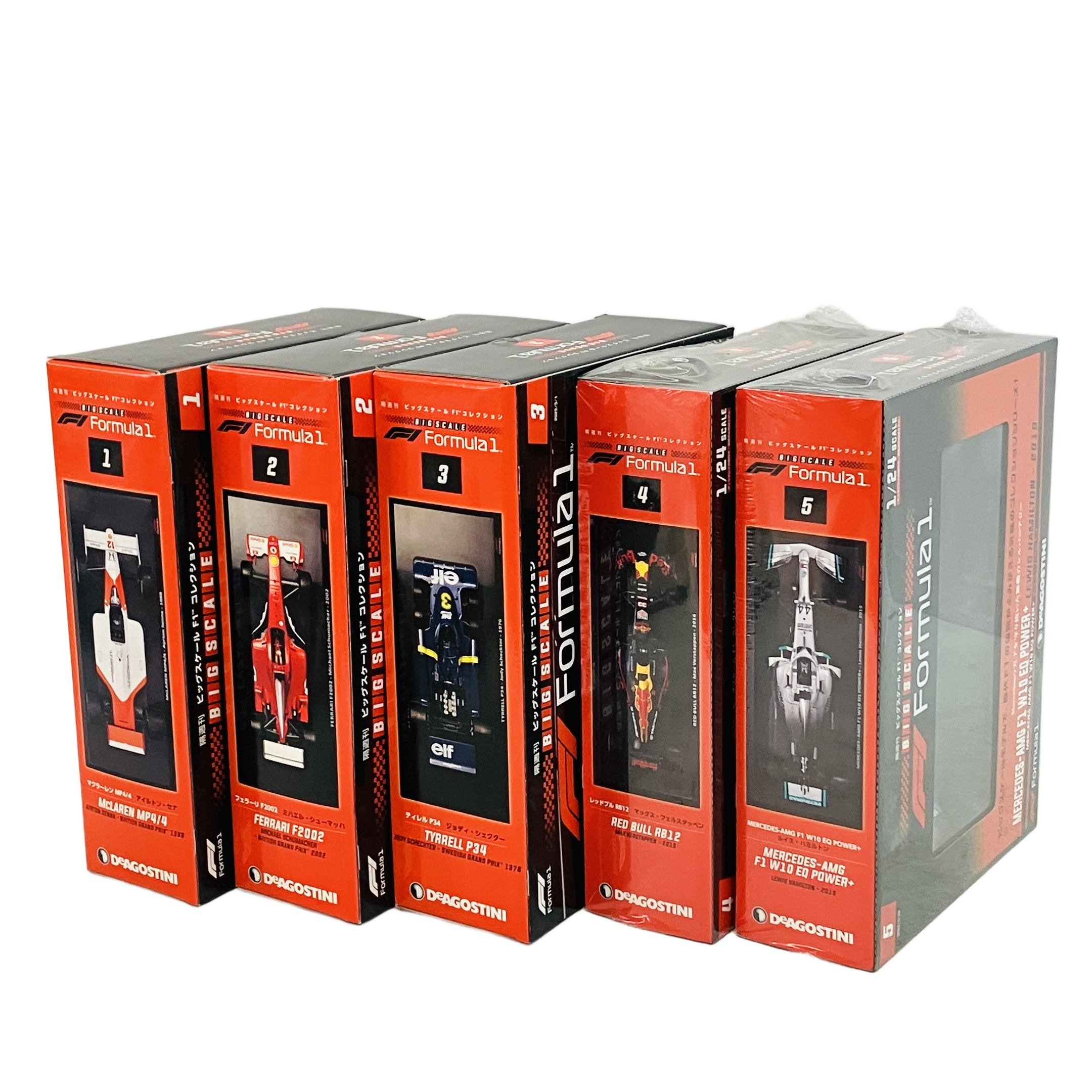 DeAGOSTINI F1コレクション 1/24 1-5巻