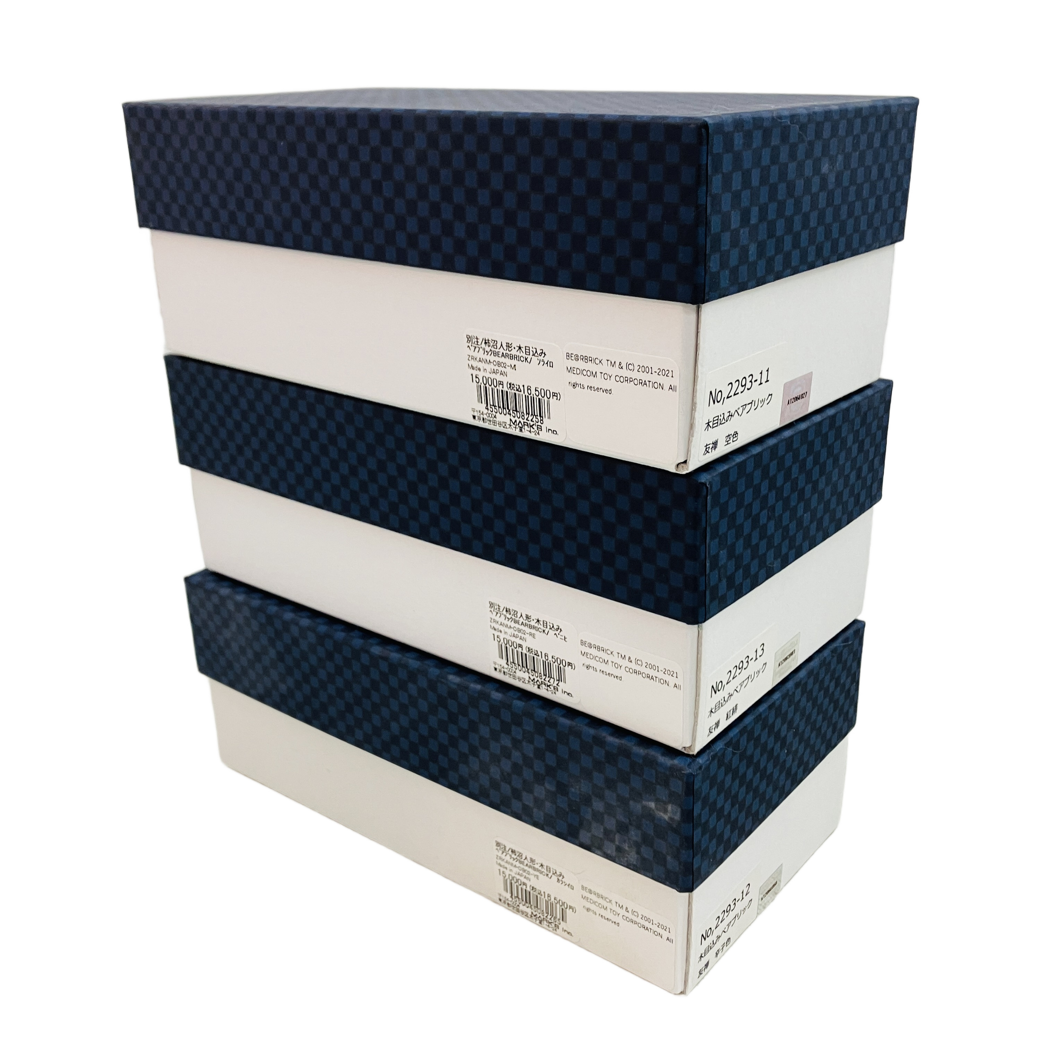 MEDICOM TOY BE@RBRICK 柿沼人形 木目込み 3種類