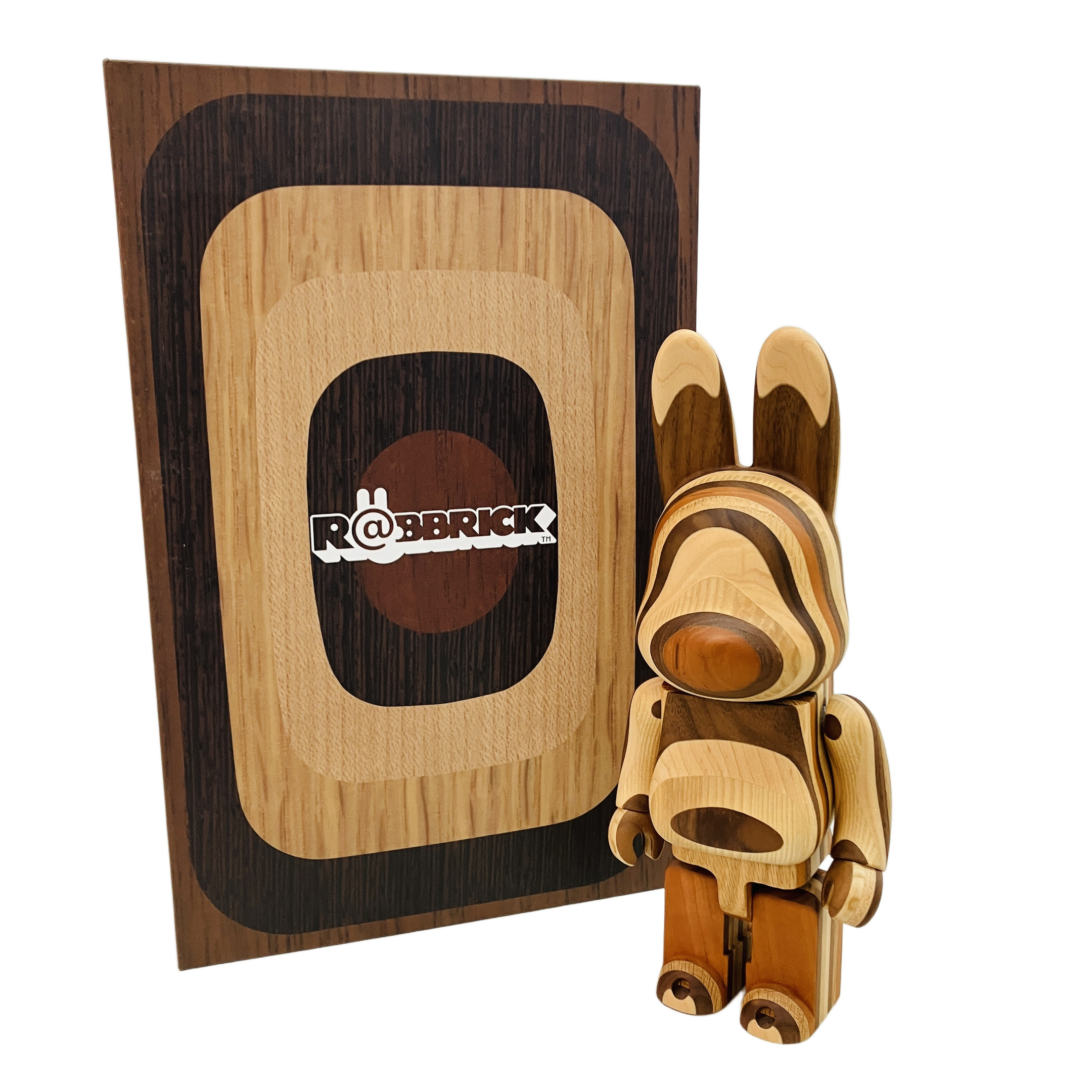 MEDICOM TOY R@BBRICK カリモク レイヤー 400% ウッド