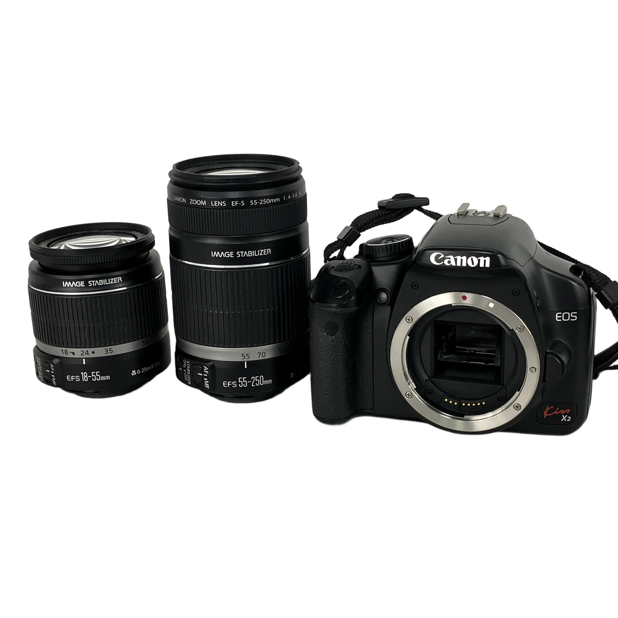 Canon EOS Kiss X2 ダブルズームキット デジタル 一眼レフ