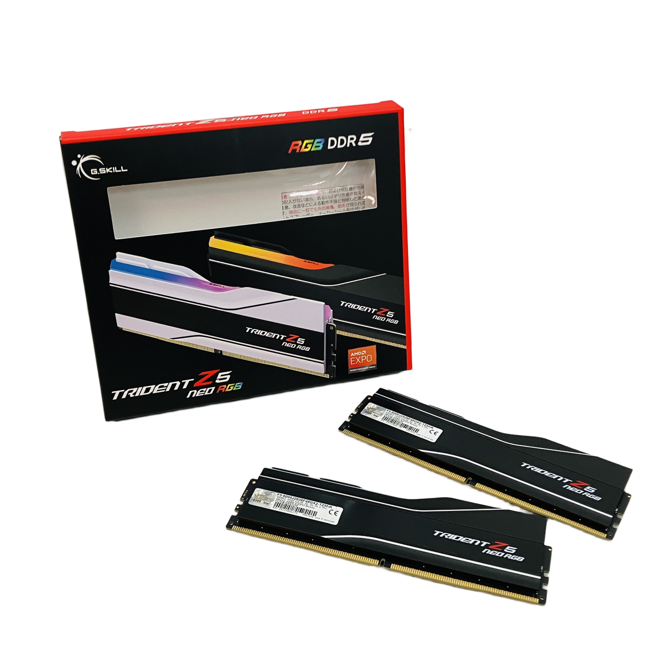 G.SKILL TRIDENT Z5 Neo RGB DDR5-6000 96GB メモリ F5-6000J2836F48GX2-TZ5NR