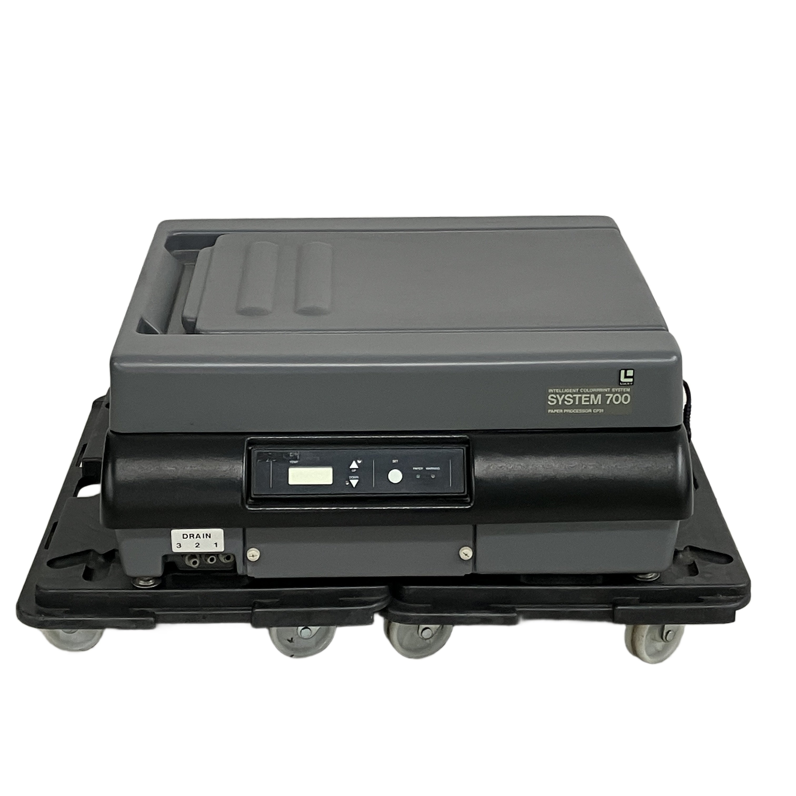 LUCKY CP-31 System 700|自動液温管理とローラー搬送、カラープリントの精度を極める卓上現像機