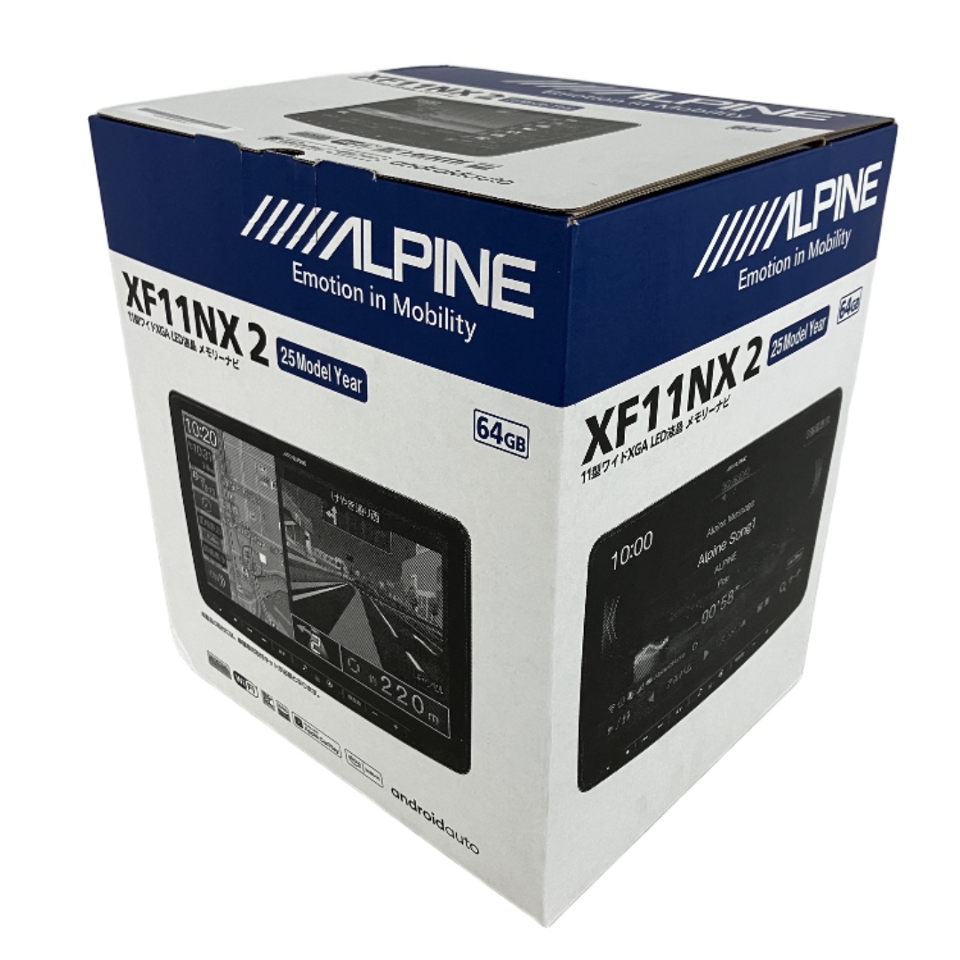 ALPINE XF11NX2(2026モデル)|11インチ大画面・高視認ナビ