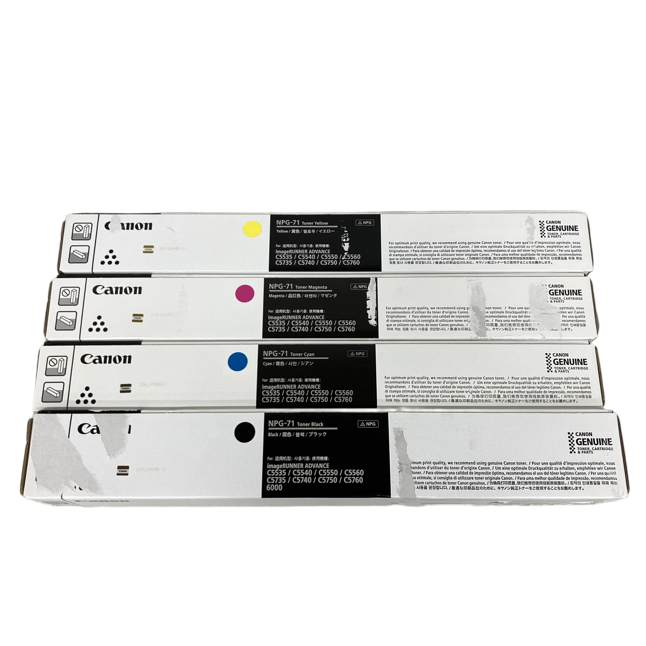 CANON NPG-71 純正 トナーカートリッジ 4色