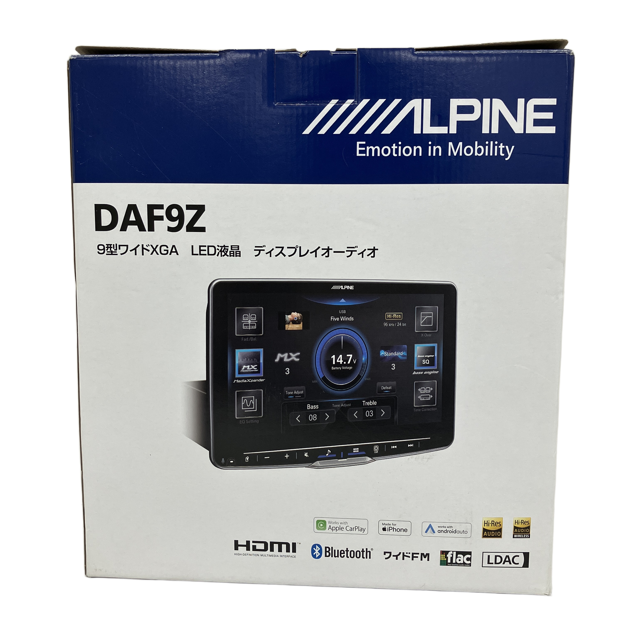 ALPINE DAF9Z 9型ワイド ディスプレイオーディオ