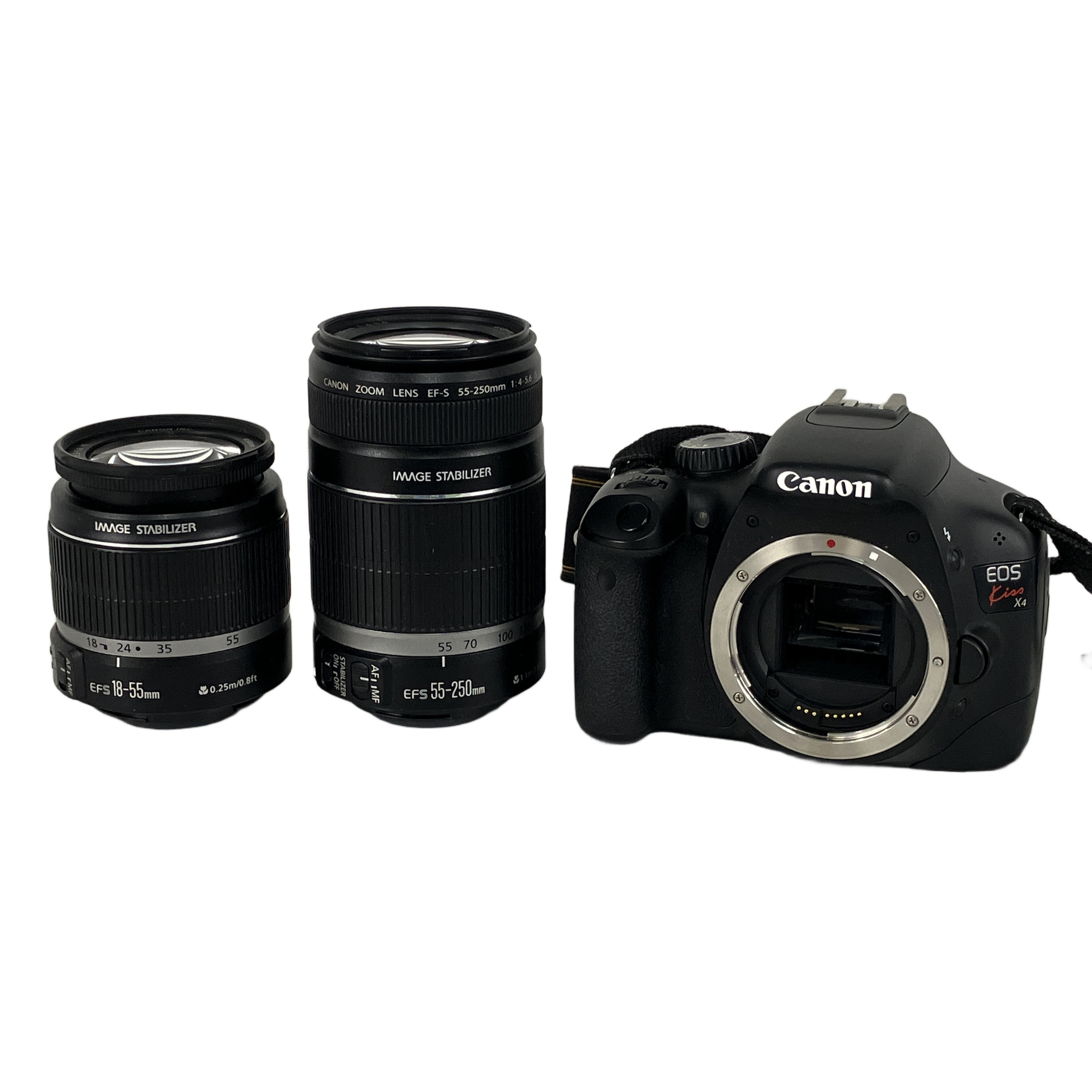 Canon EOS Kiss X4 デジタル 一眼 レフ カメラ ダブル ズーム レンズ キット