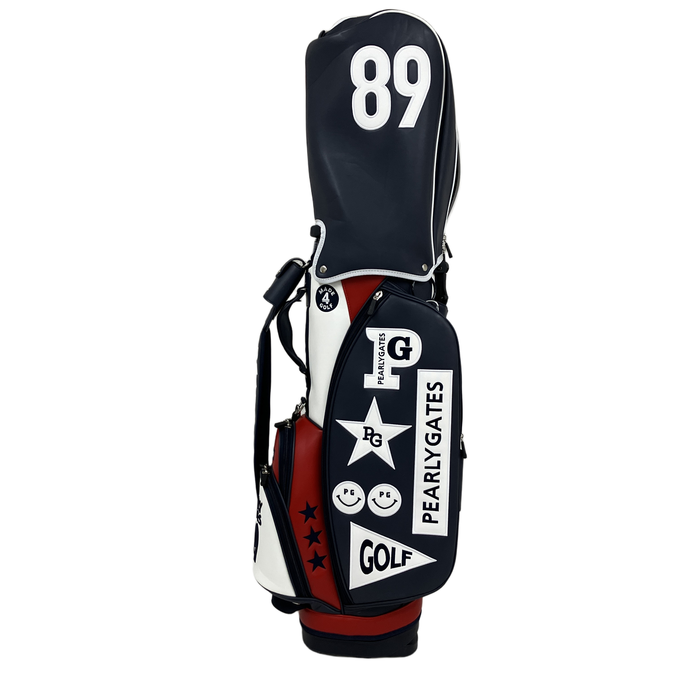 PEARLY GATES キャディバッグ トリコロール