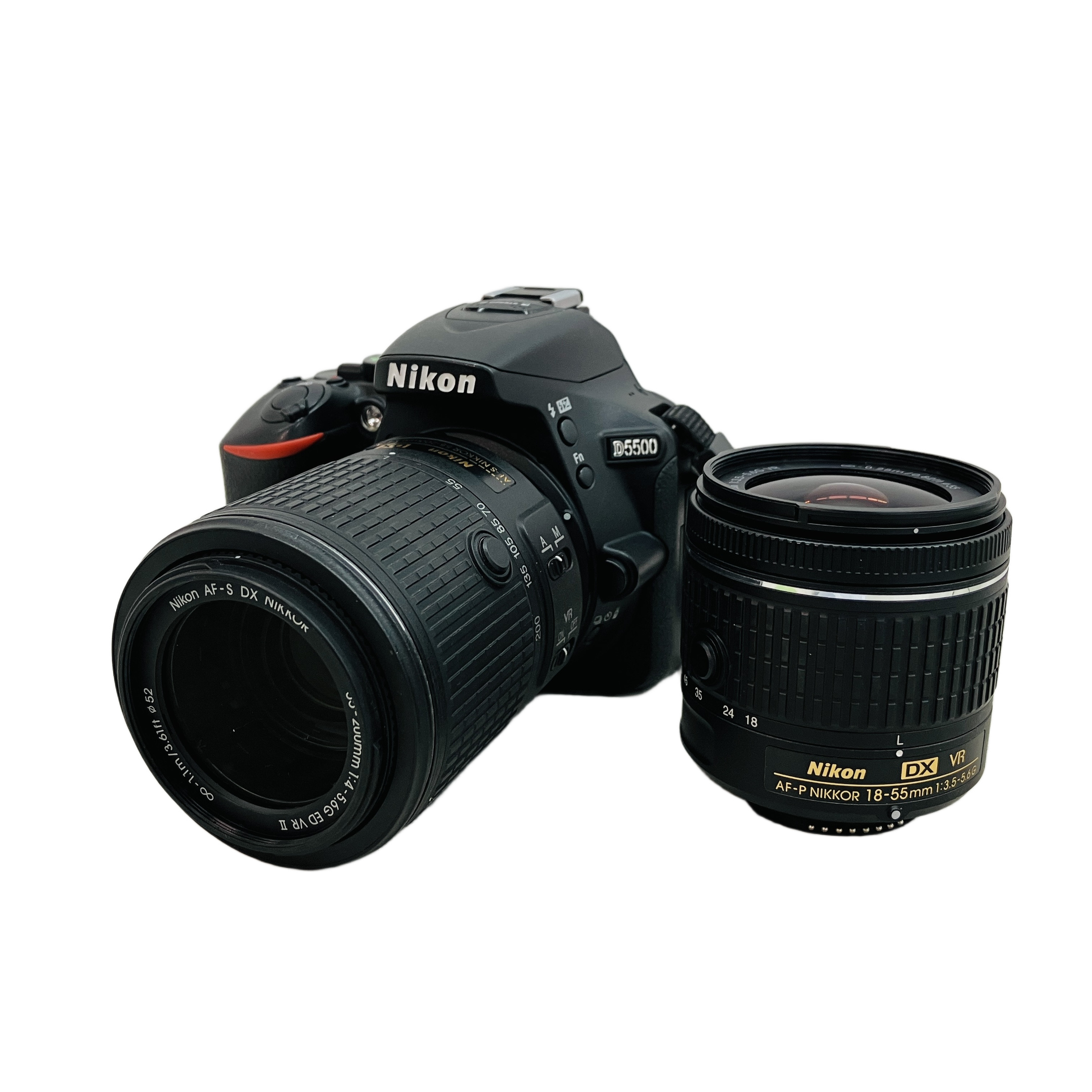 NIKON D5500 一眼レフ AF-S 18-55mm VR / 55-200mm VR