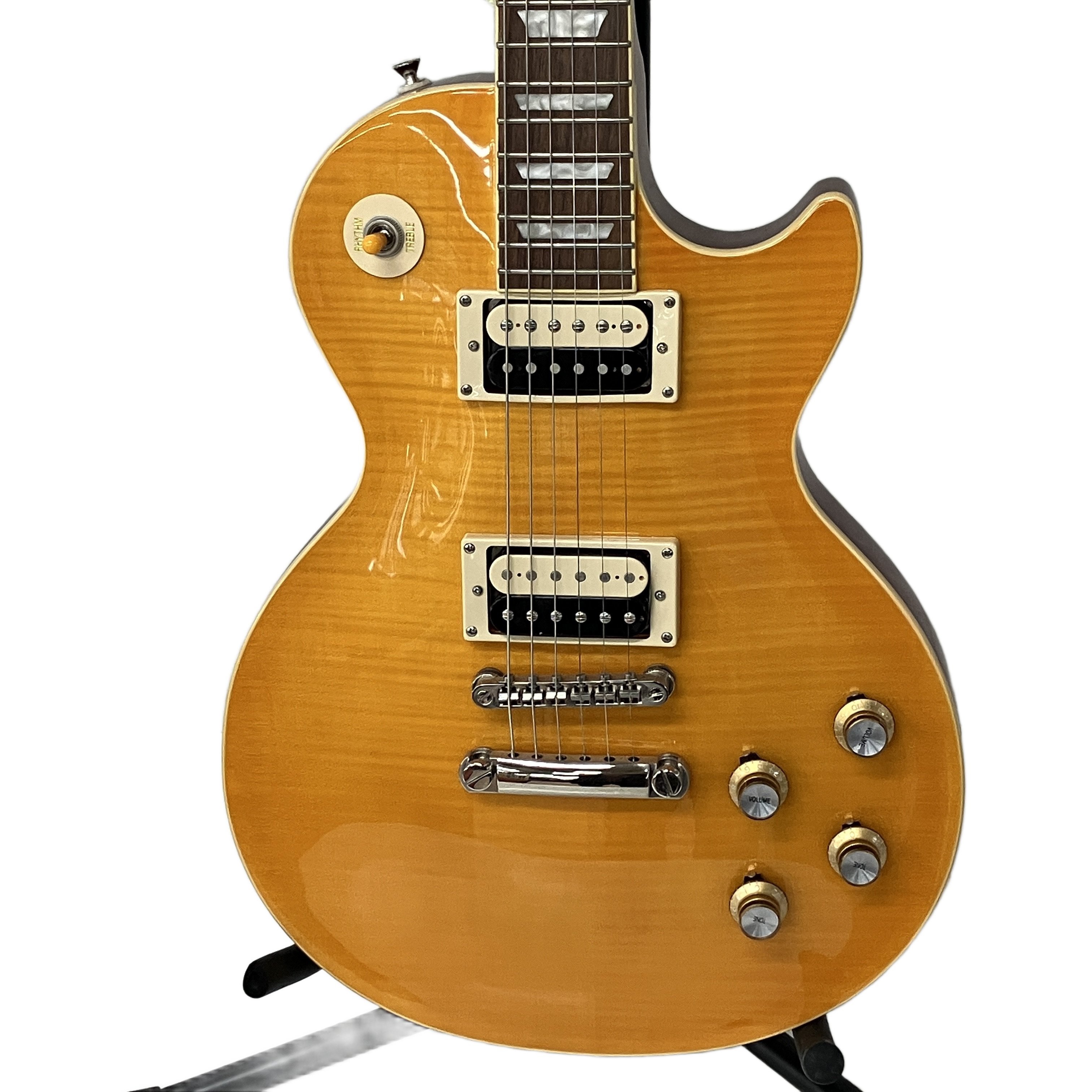 Slash シグネチャーモデル、Epiphone Les Paul Standard “Appetite Burst”。