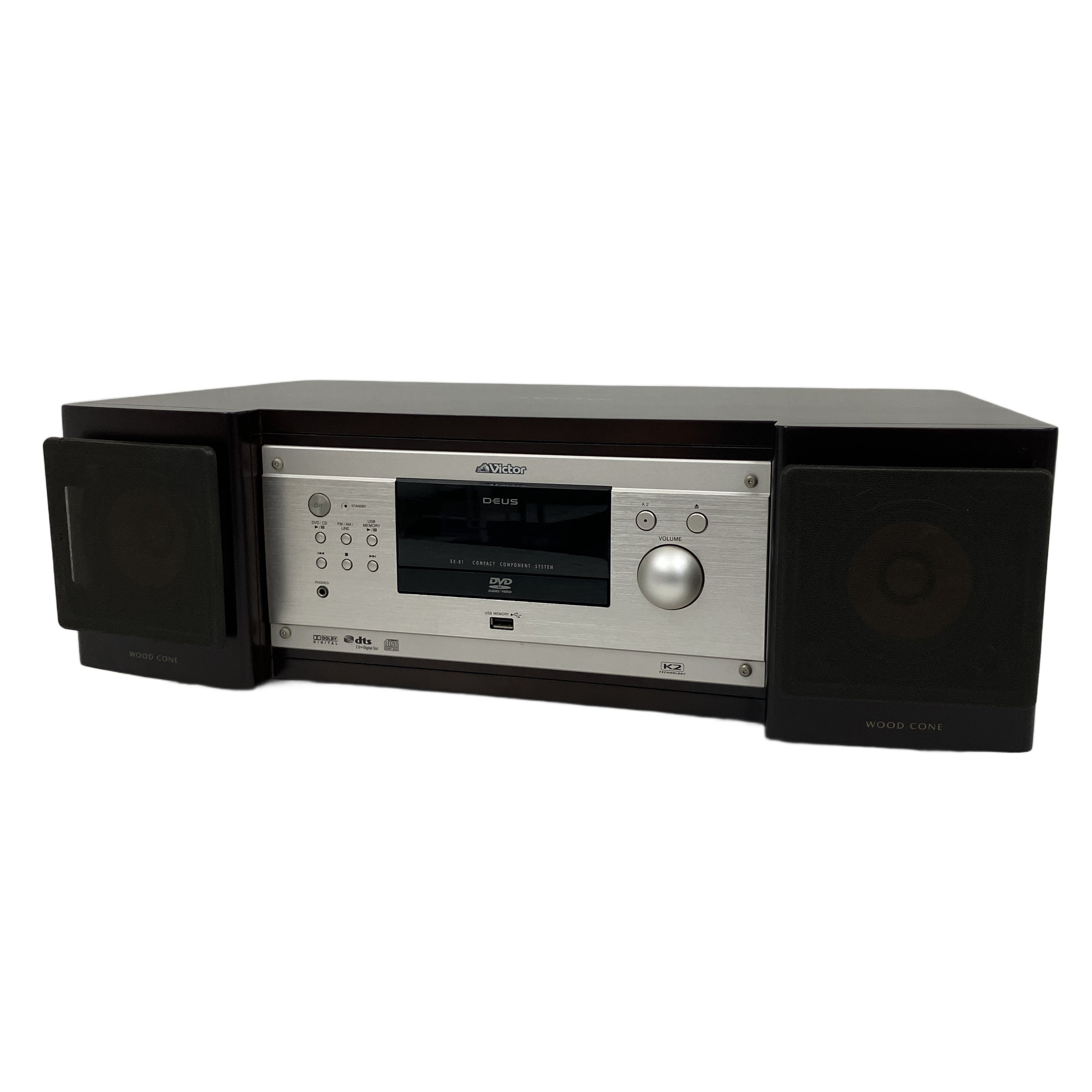 Victor EX-B1 ウッドコーンスピーカー コンパクトコンポーネントシステム