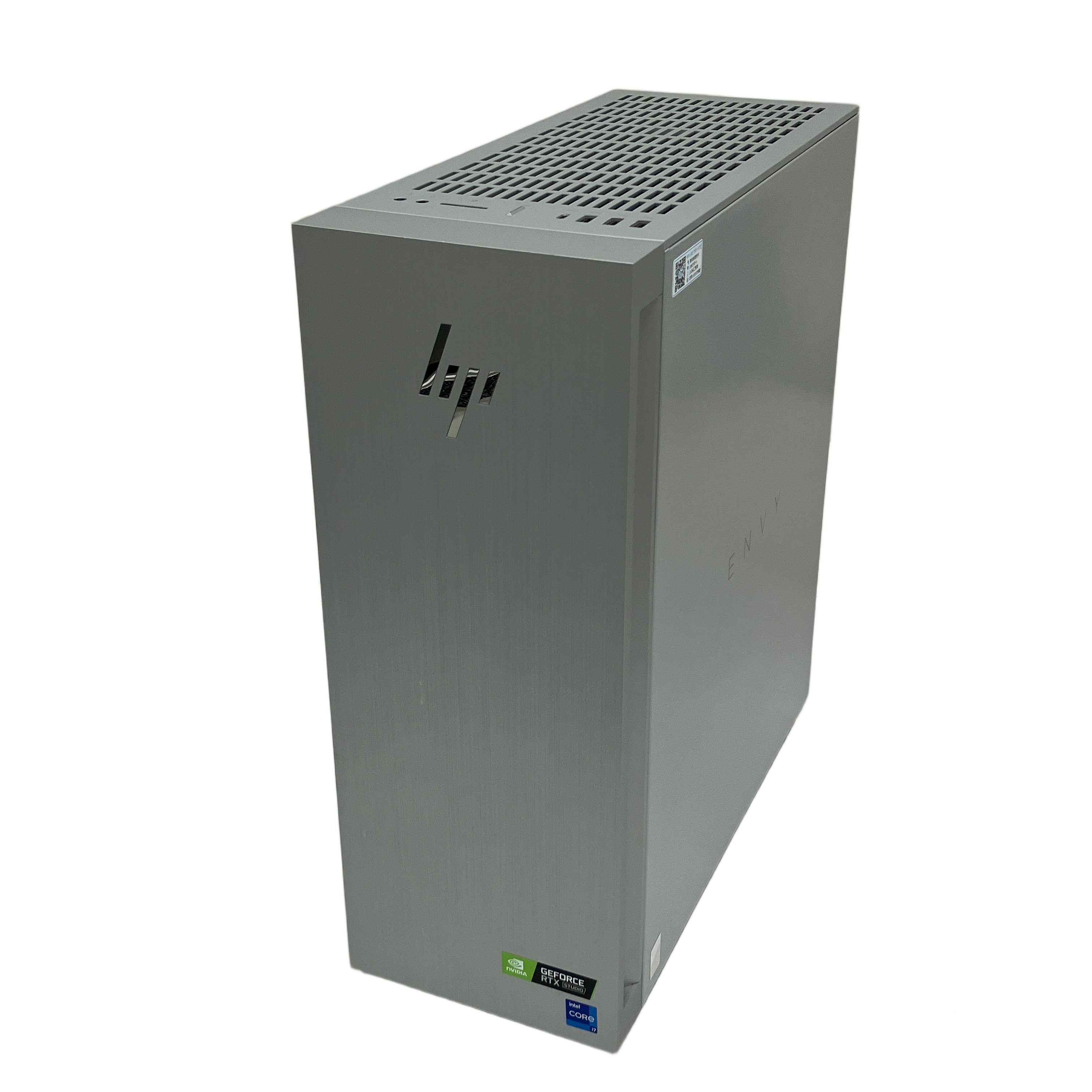 HP ENVY Desktop TE02-0076jp — 洗練されたミニマルなデザインに、第12世代Core i7とRTX 3060 Tiを搭載し、クリエイティブからゲームまで幅広くこなす高性能デスクトップ。