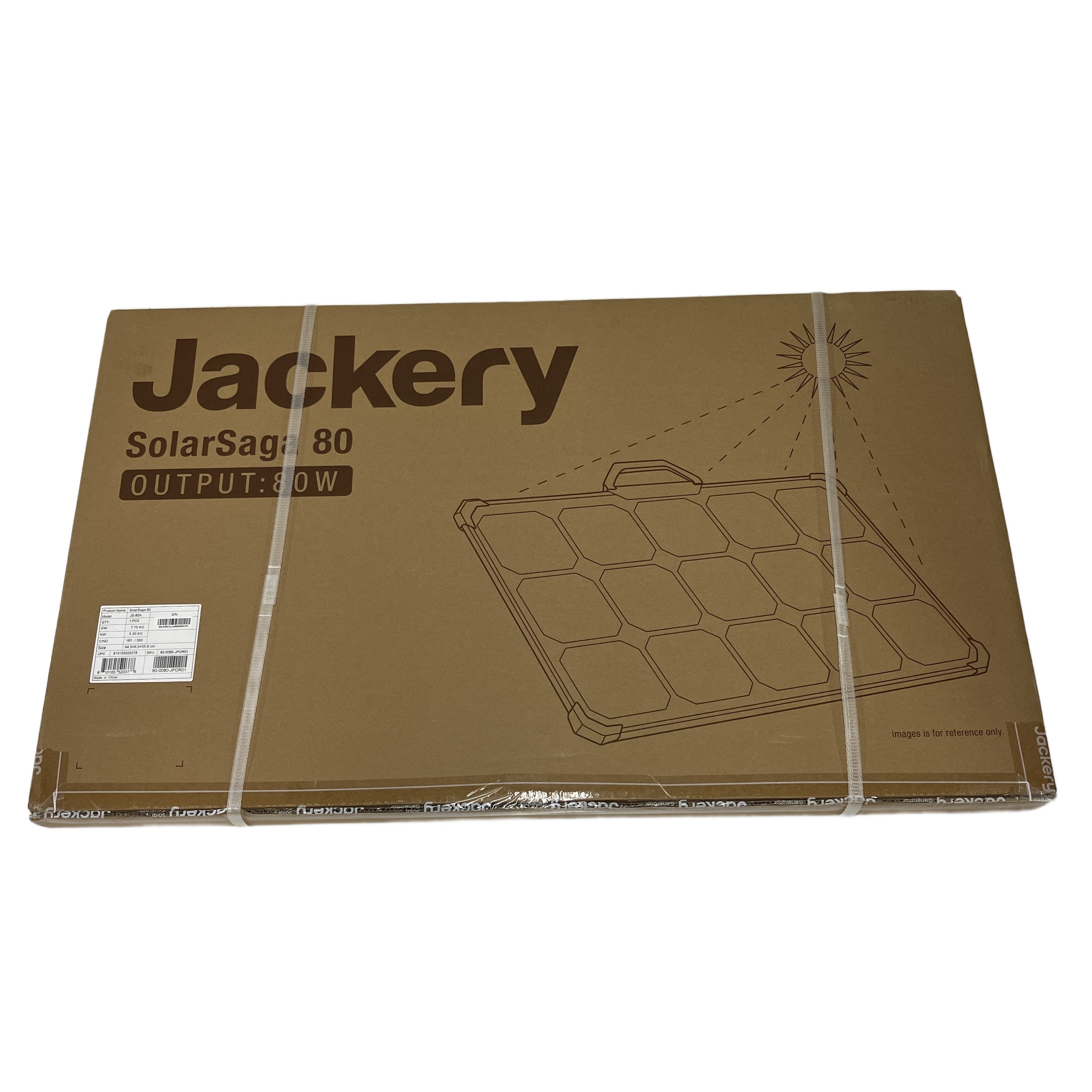Jackery SolarSaga 80 ソーラーパネル