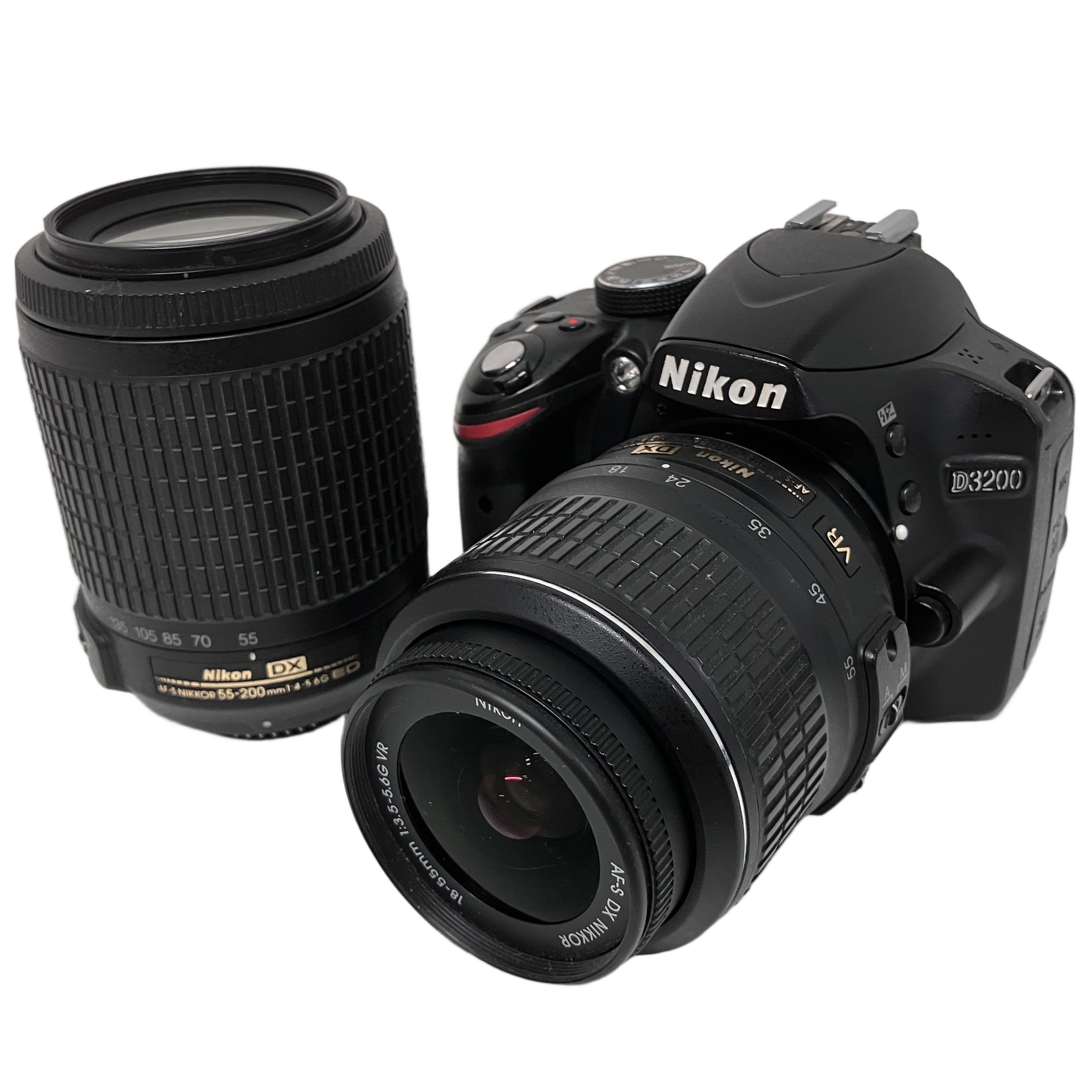 NIKON D3200 AF-S 55-200mm 18-55mm VR デジタル一眼レフ カメラ
