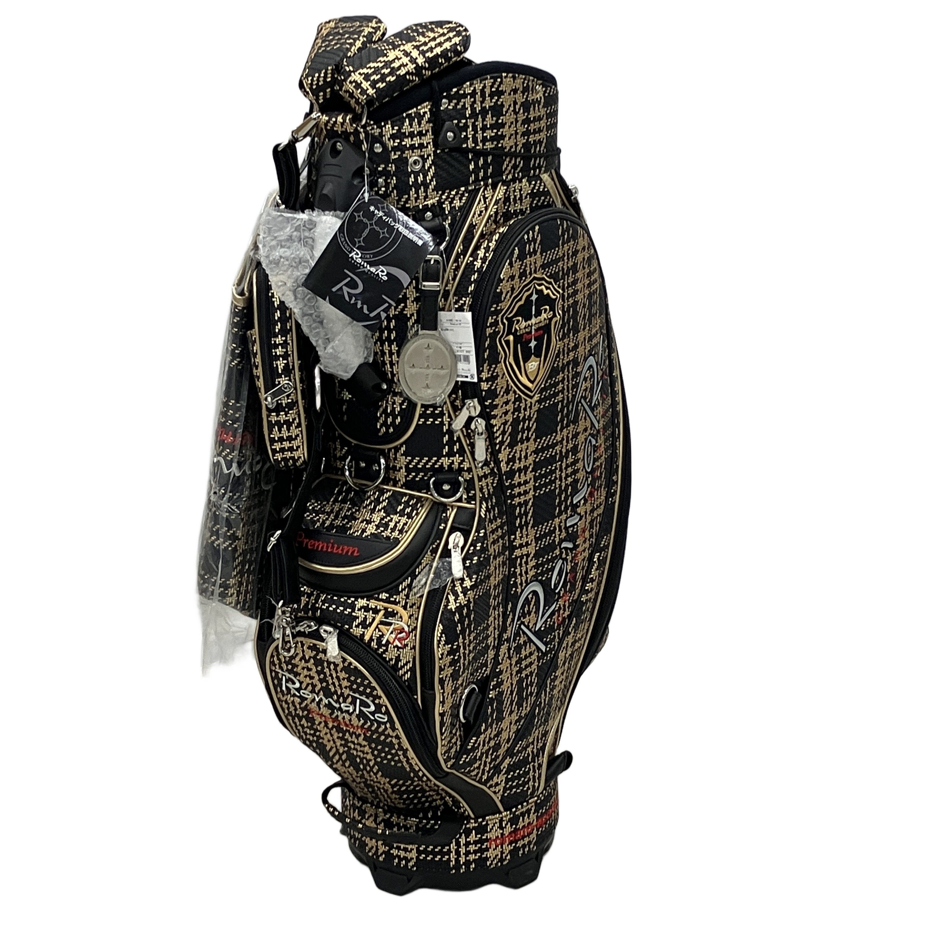 RomaRo procb9523-bk-sv プレミアムキャディバッグプロ