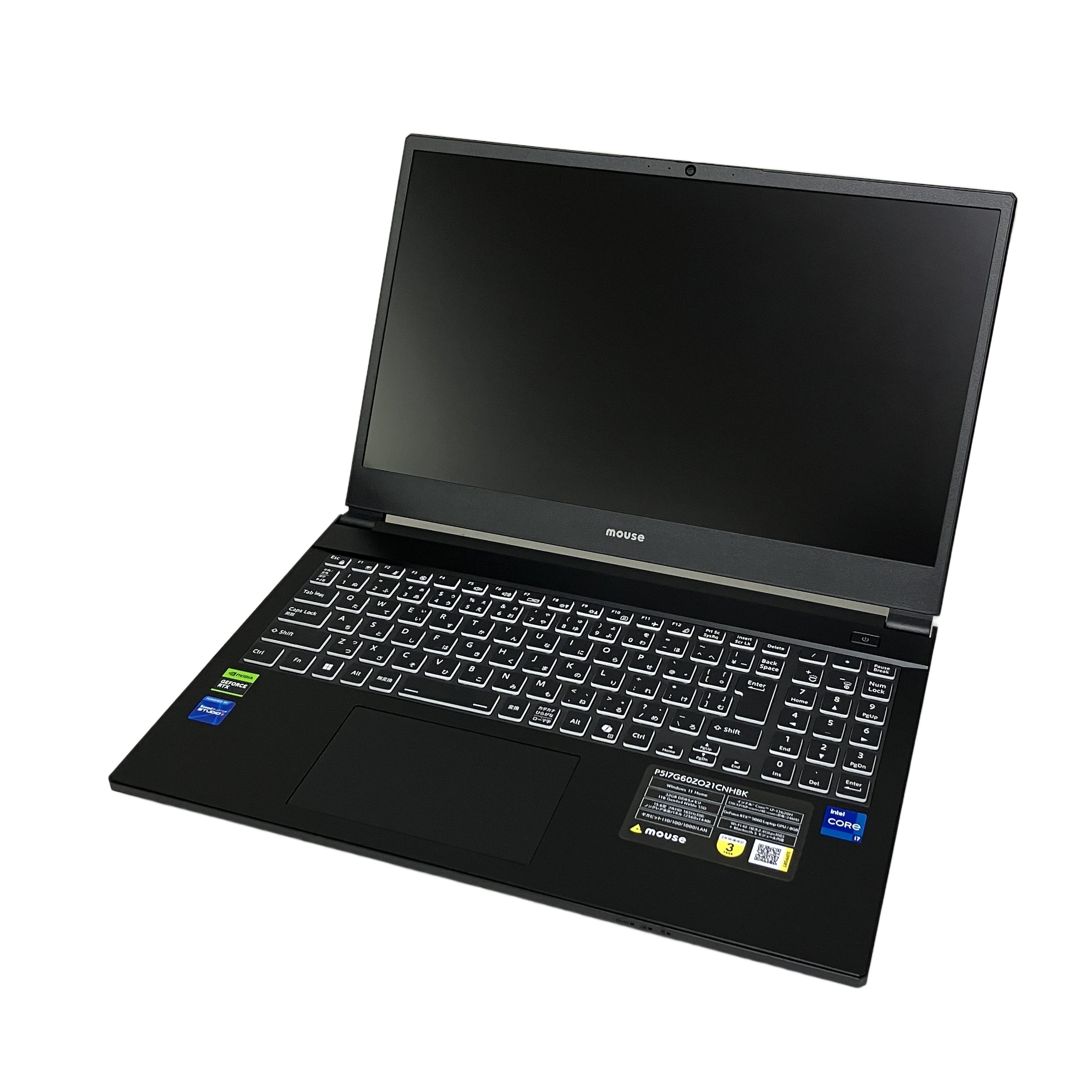 Mouse Computer G-TUNE P5-I7G60ZO-A|i7-13620HとRTX 4060、32GBメモリを搭載し、ゲームから実況配信まで軽快にこなす実力派ゲーミングノート