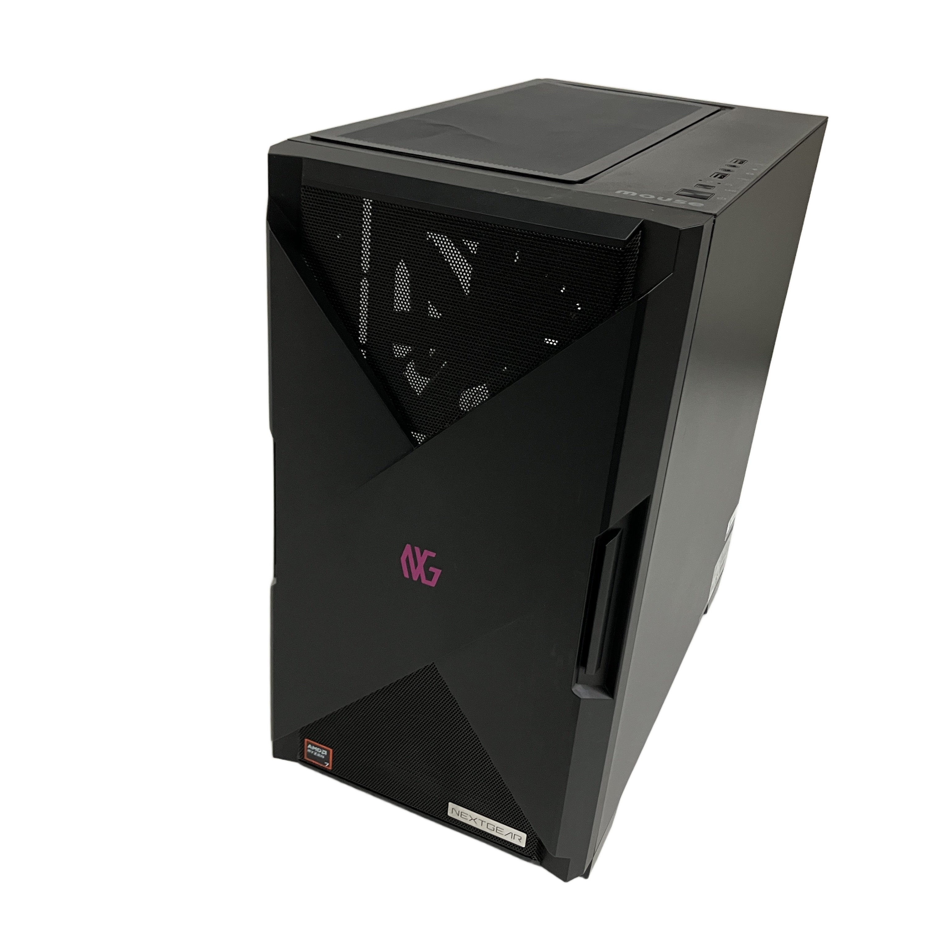 MOUSE NEXTGEAR JG-A7G7A — Ryzen 7 9700XとRTX 4070 Ti SUPERを搭載し、圧倒的な描画力と処理速度で勝負を分かつ一瞬を制する、次世代ゲーミングデスクトップ。