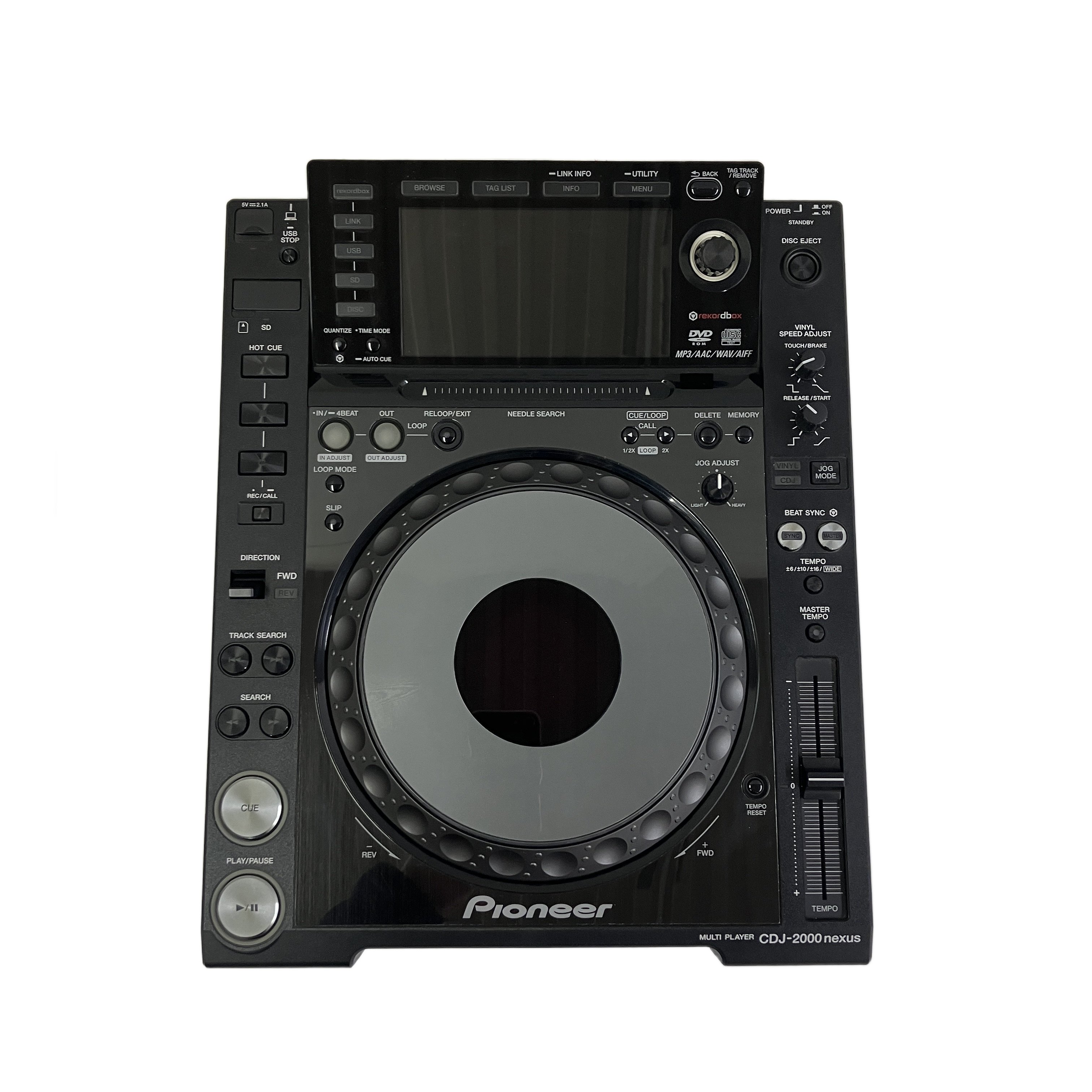 Pioneer DJ CDJ-2000NXS プロフェッショナル マルチプレーヤー