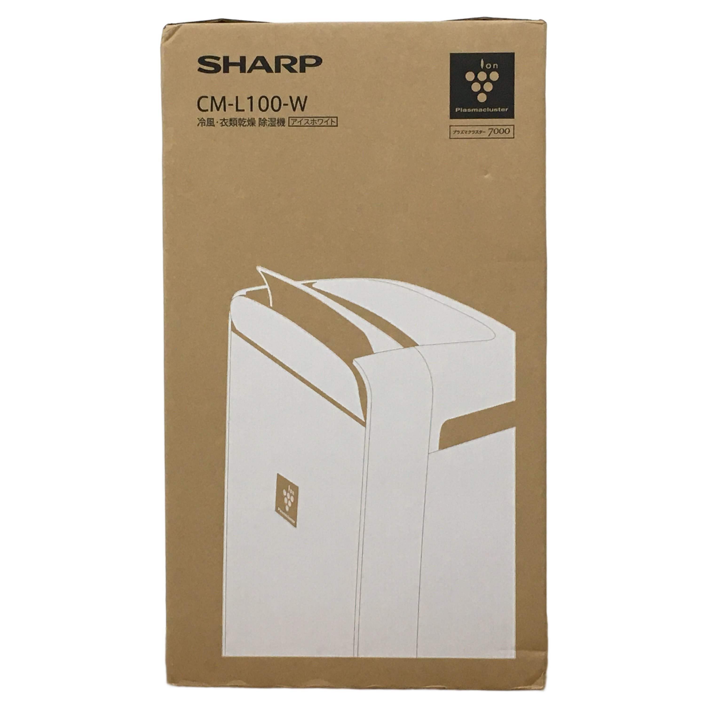 SHARP CM-L100W コンパクトクール 冷風 除湿機