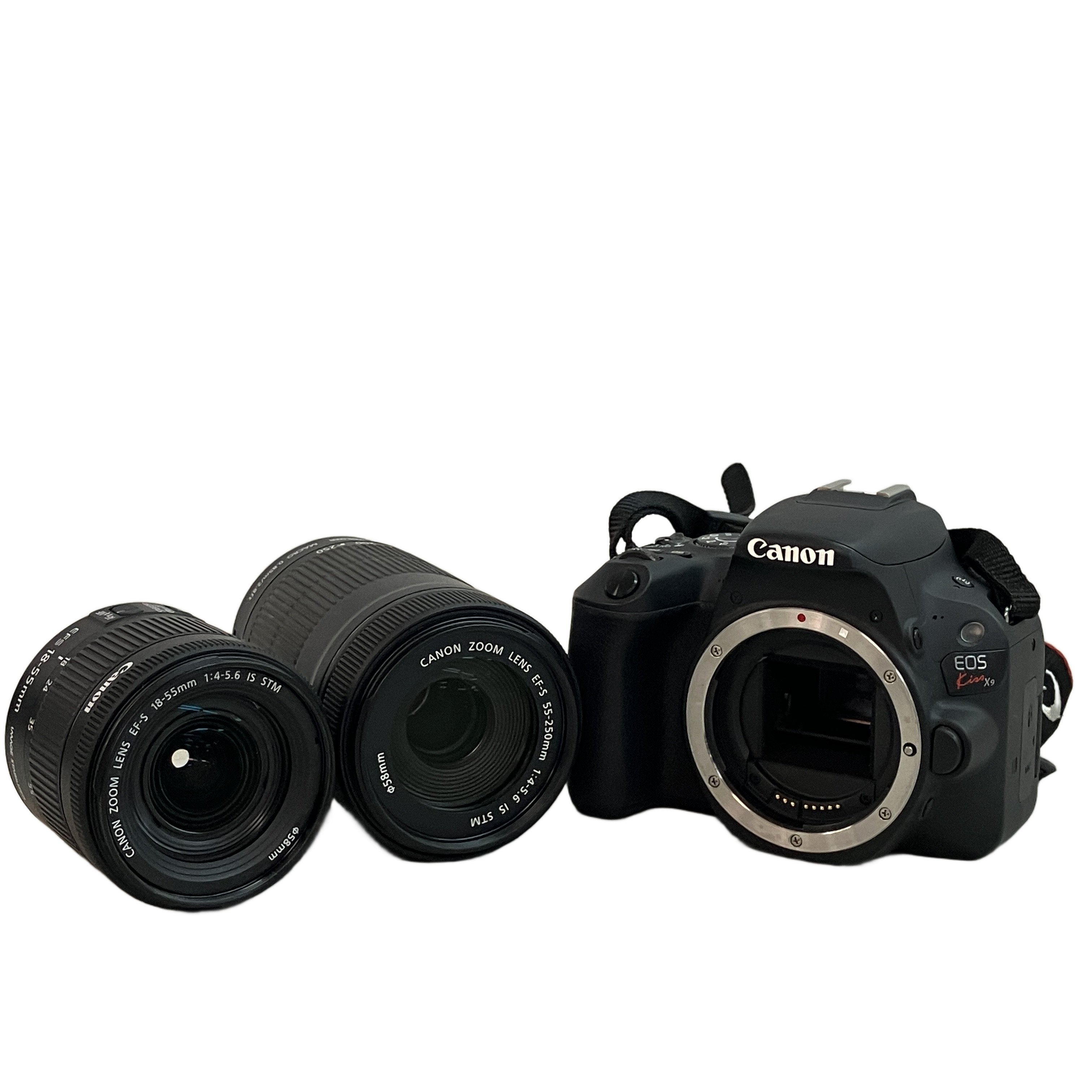 Canon EOS Kiss X9 EF-S 18-55mm F4-5.6 IS STM 55-250mm F4-5.6 IS STM デジタル一眼レフカメラ