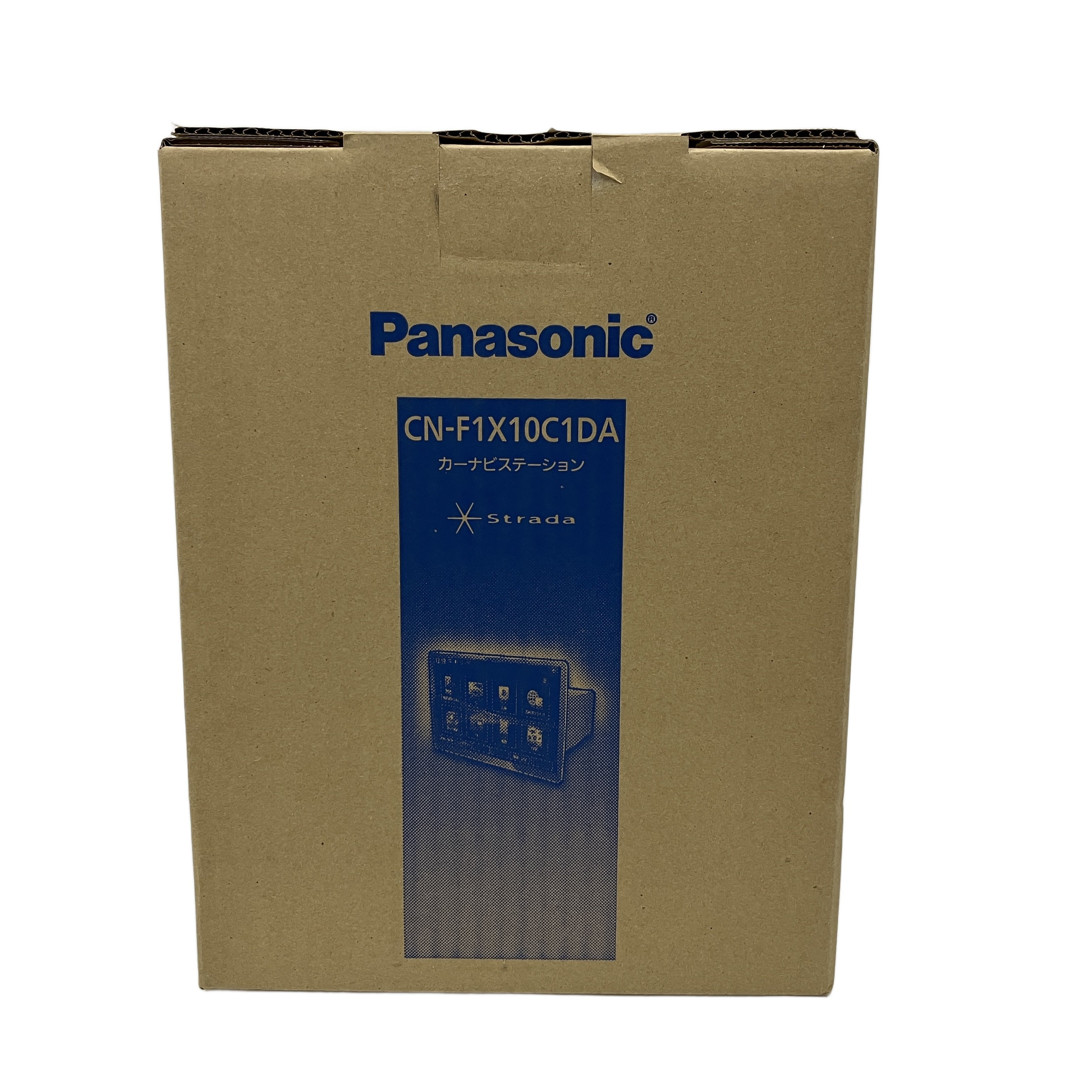 Panasonic Strada CN-F1X10C1DA — 10V型の大画面有機ELディスプレイを搭載し、圧倒的な黒の再現力と低反射で、車内を極上のエンターテインメント空間に変えるフラグシップ・カーナビ。