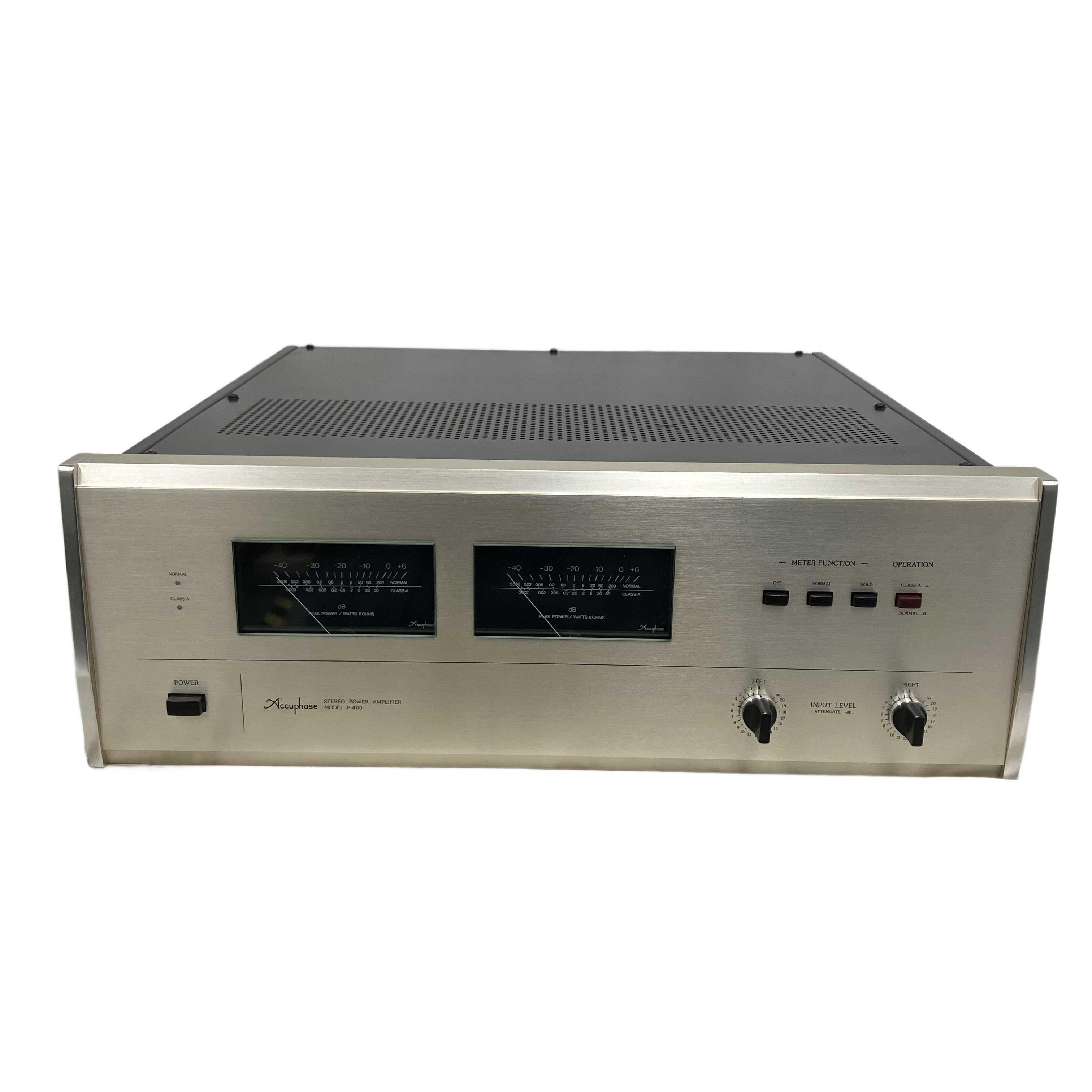 Accuphase P-400|純A級・AB級切替可能なアキュフェーズ往年の名パワーアンプ
