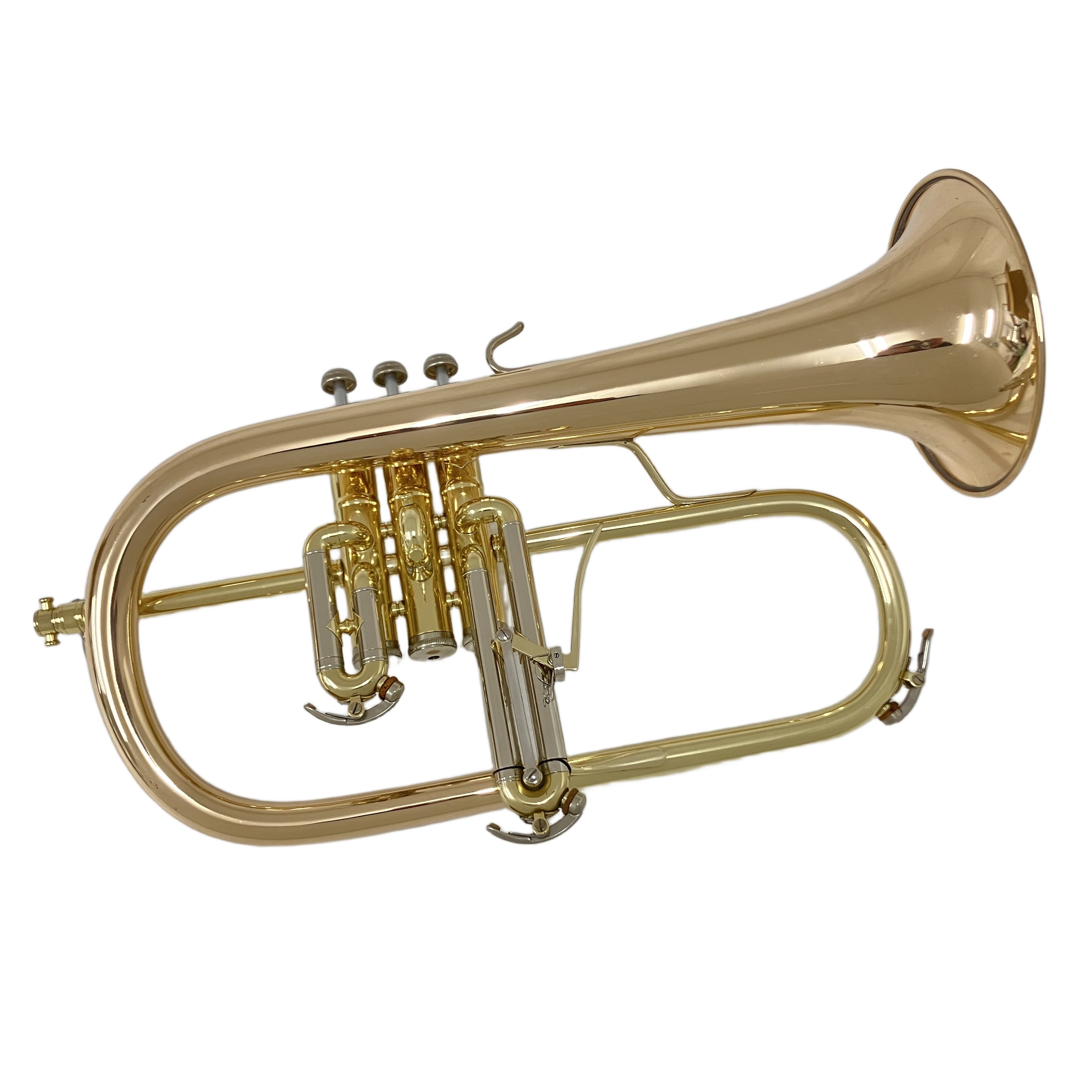 B&S Challenger 3145G (Gold Brass/Lacquer):ドイツ製ならではの濃密な響き。ゴールドブラスが奏でる、至福のフリューゲル・トーン。