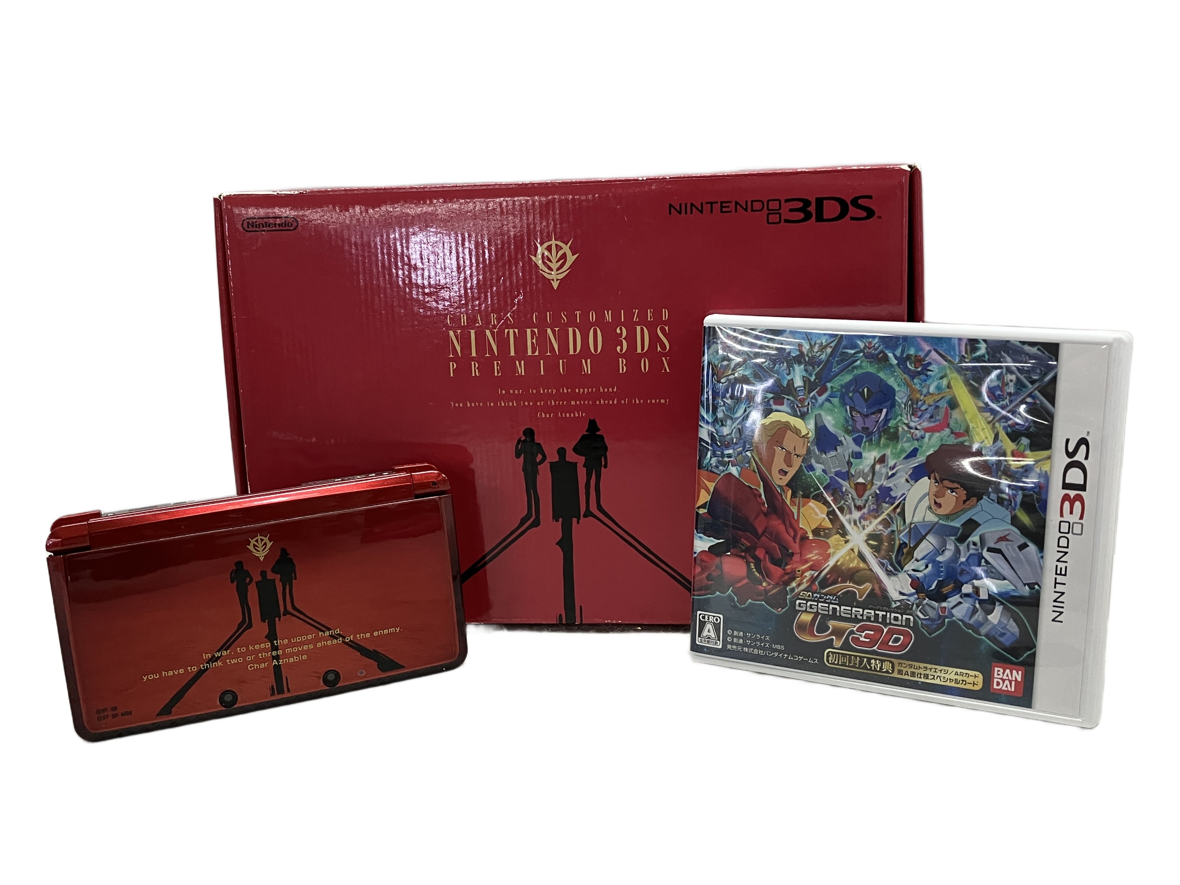 NINTENDO 3DS CTR-001 シャア専用 プレミアムボックス