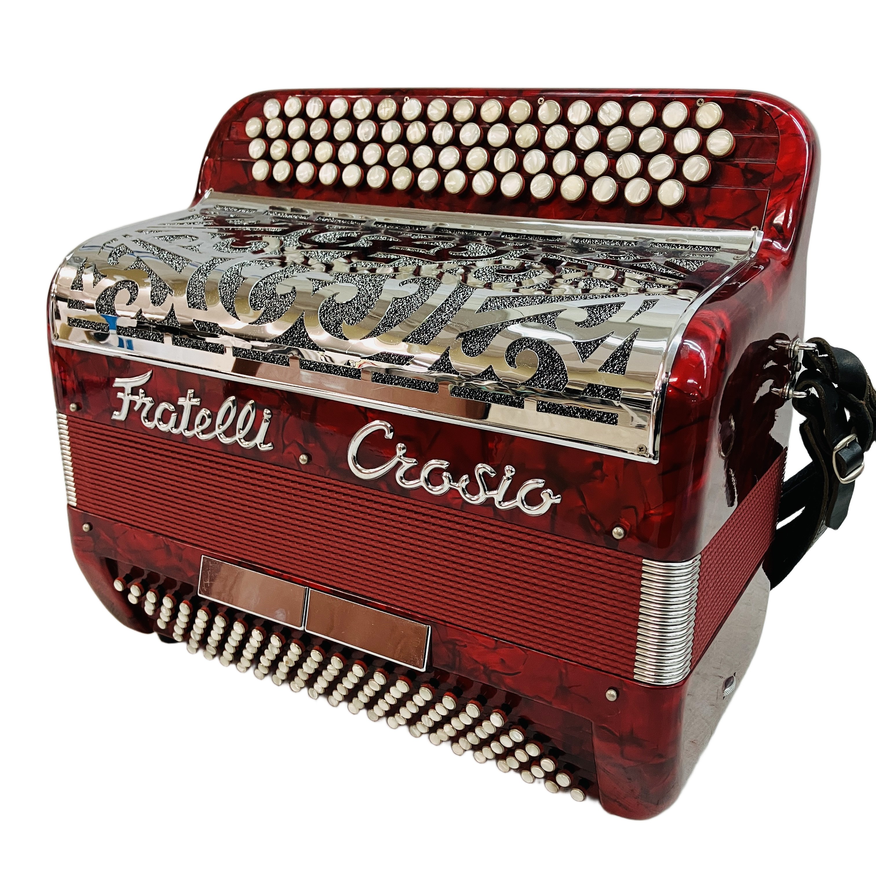 Crosio ボタンアコーディオン ケース付き