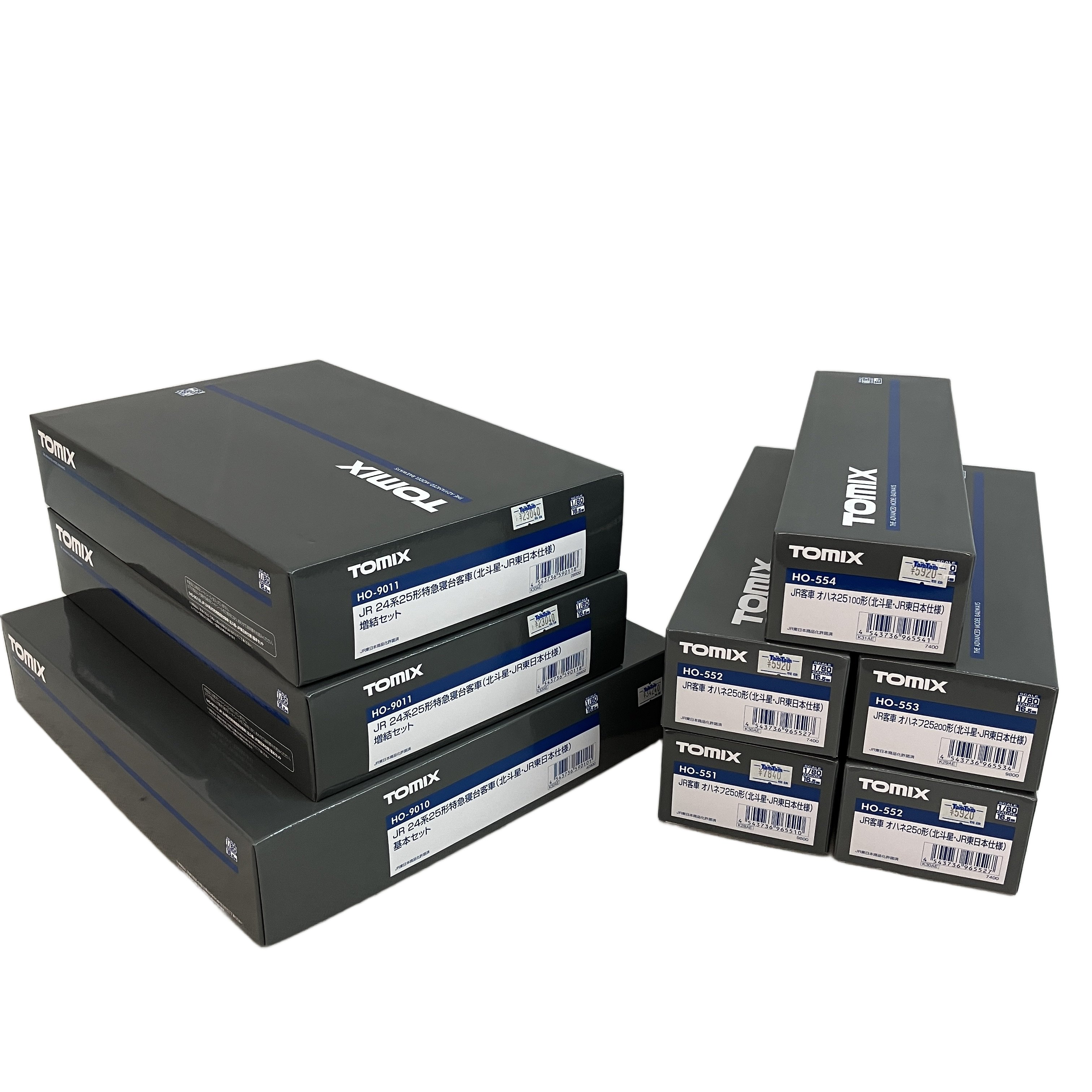 ★TOMIX製 HOゲージ「JR 24系25形特急寝台客車(北斗星・JR東日本仕様)」豪華11両編成セット★