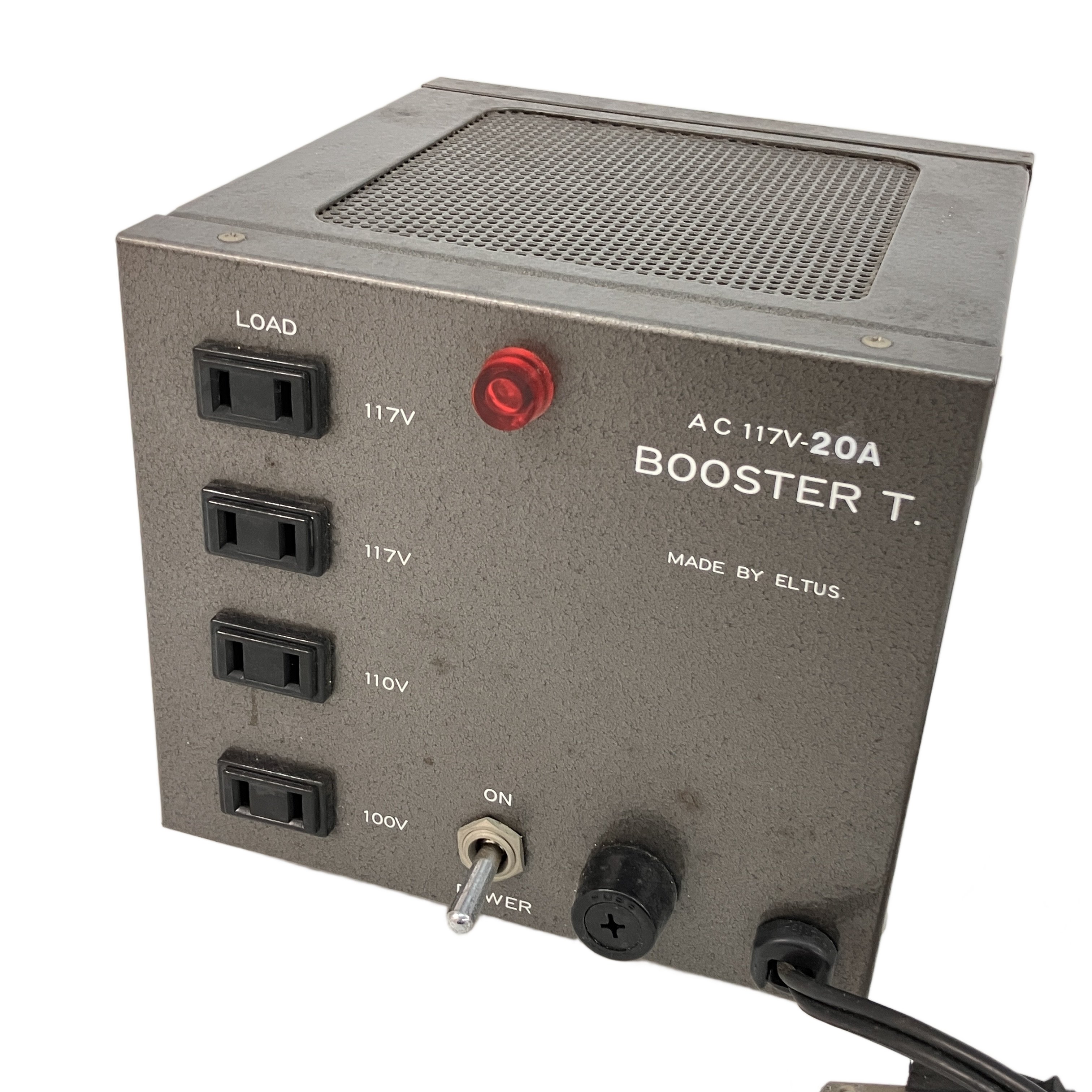 ELTUS BOOSTER T. AC117V-20A 電源ステップアップトランス