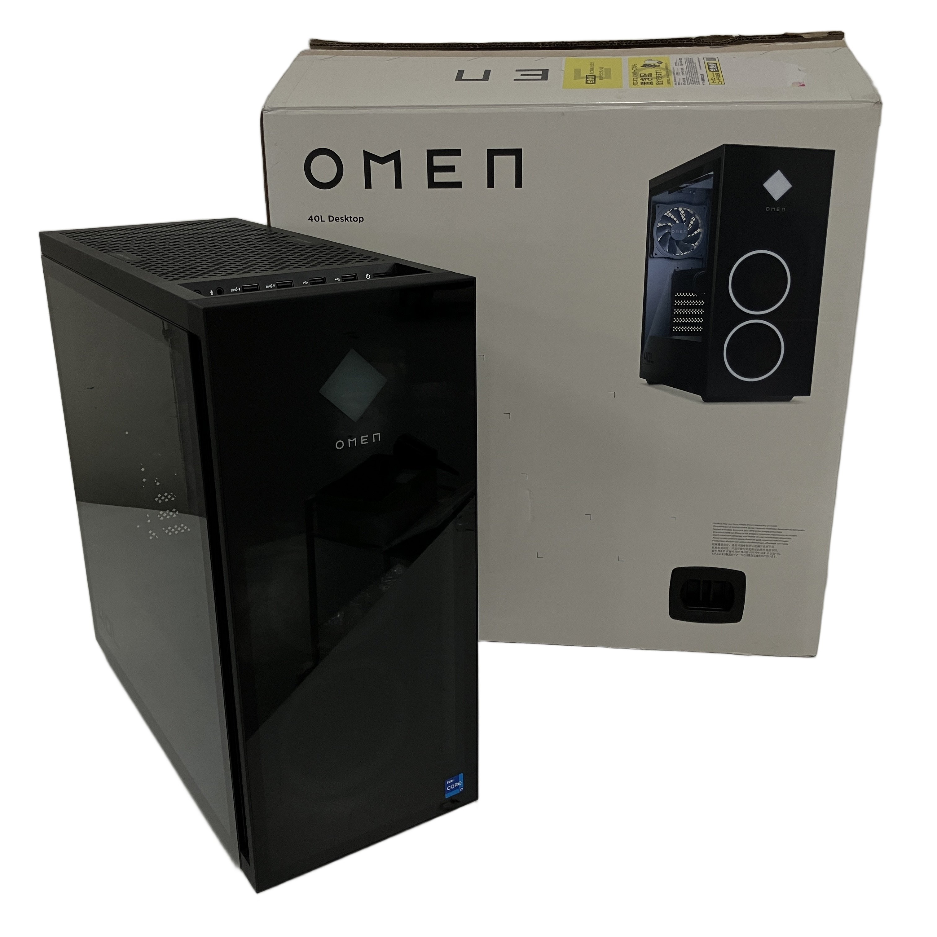 ★HP OMEN 40L Desktop i7-12700K/RTX3070 漆黒の意匠と高い冷却性能★
