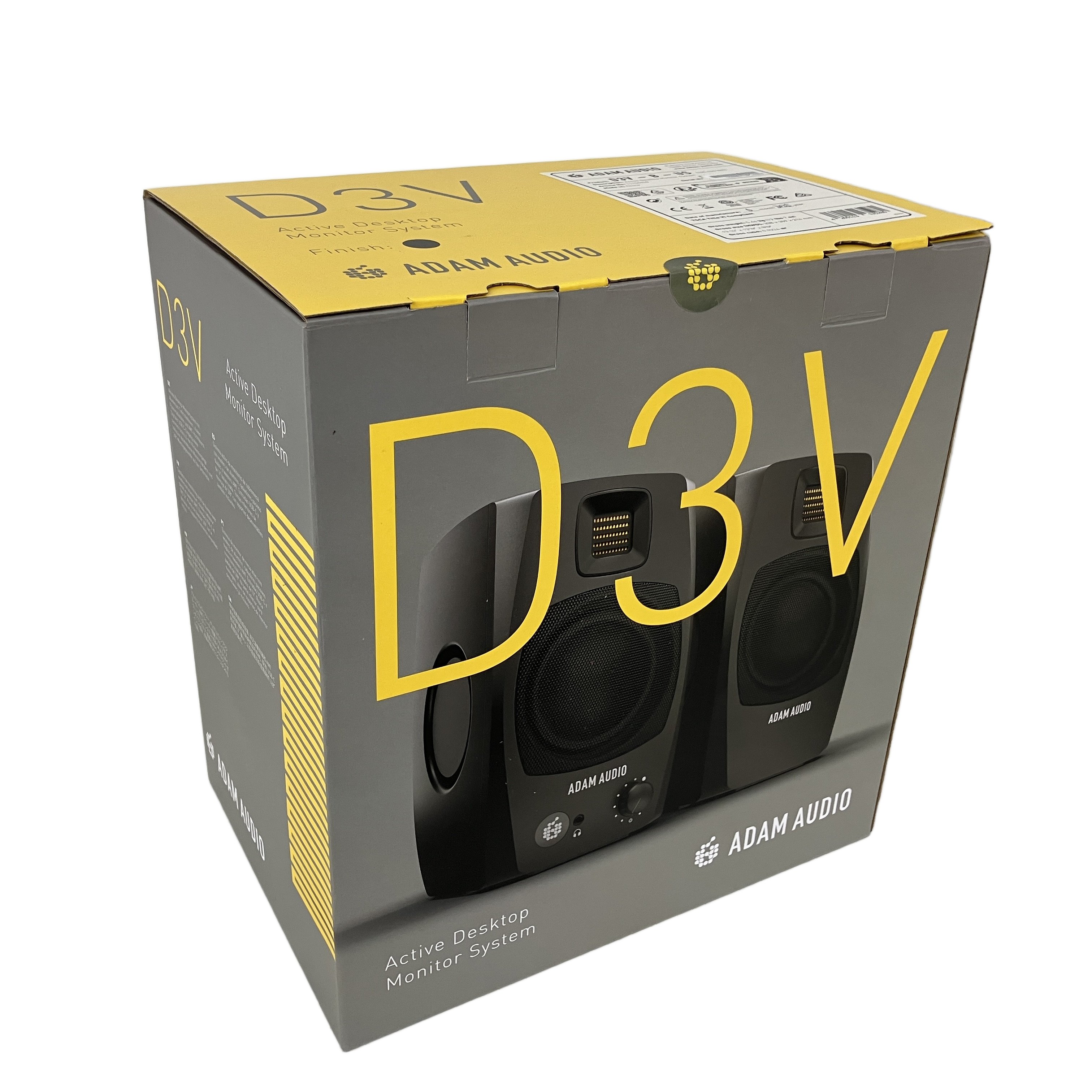 ADAM AUDIO D3V BLACK モニター スピーカー