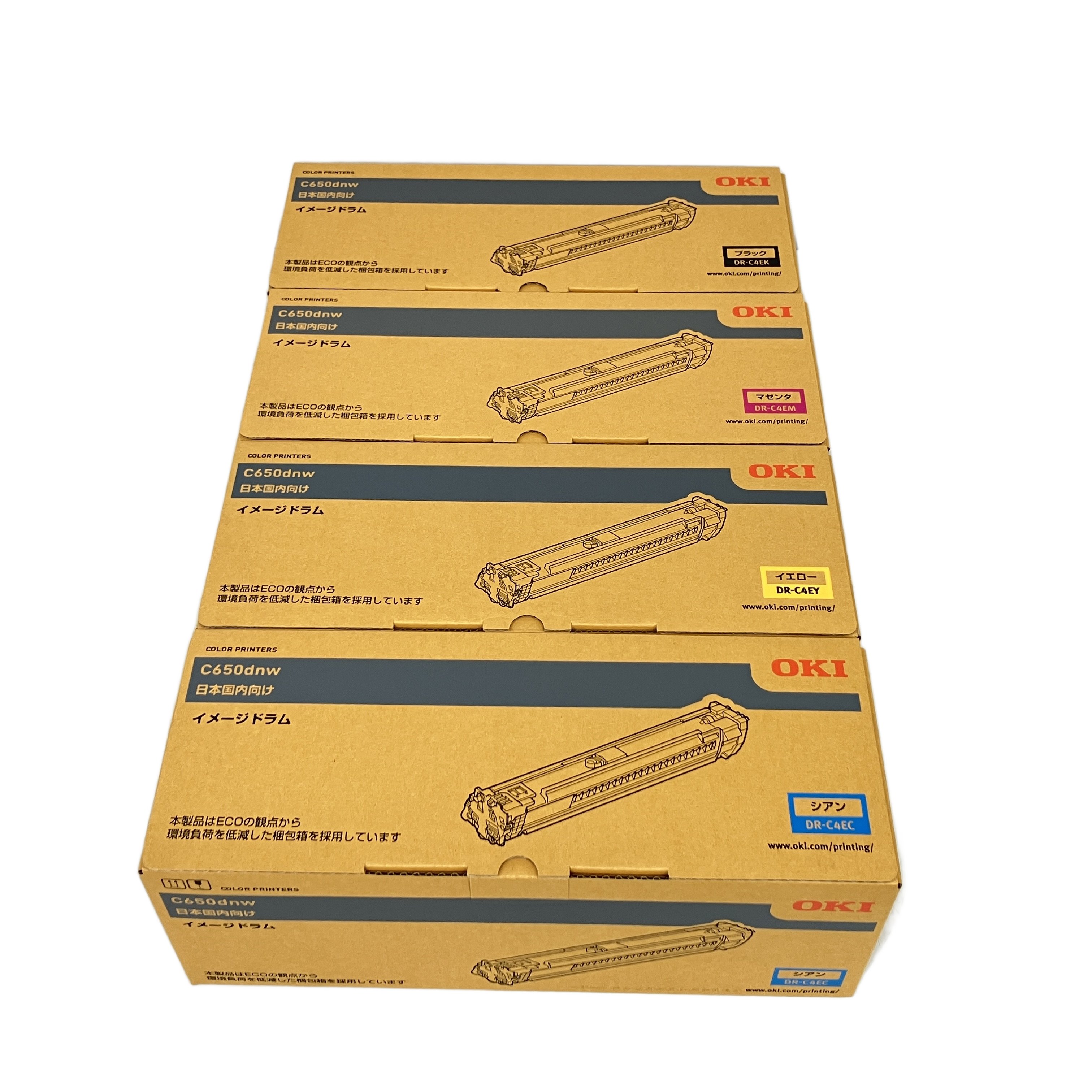 OKI DR-C4E イメージドラム 純正4色