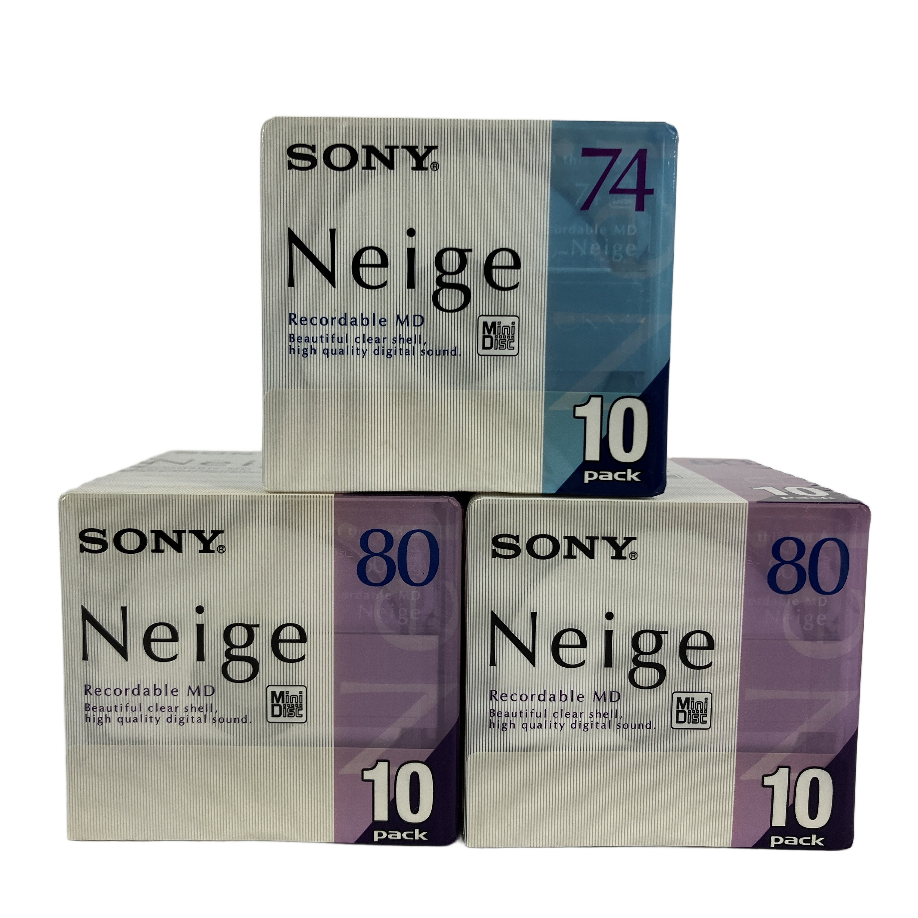 SONY 10MDW80NED/74NED MD Neige 80分/74分