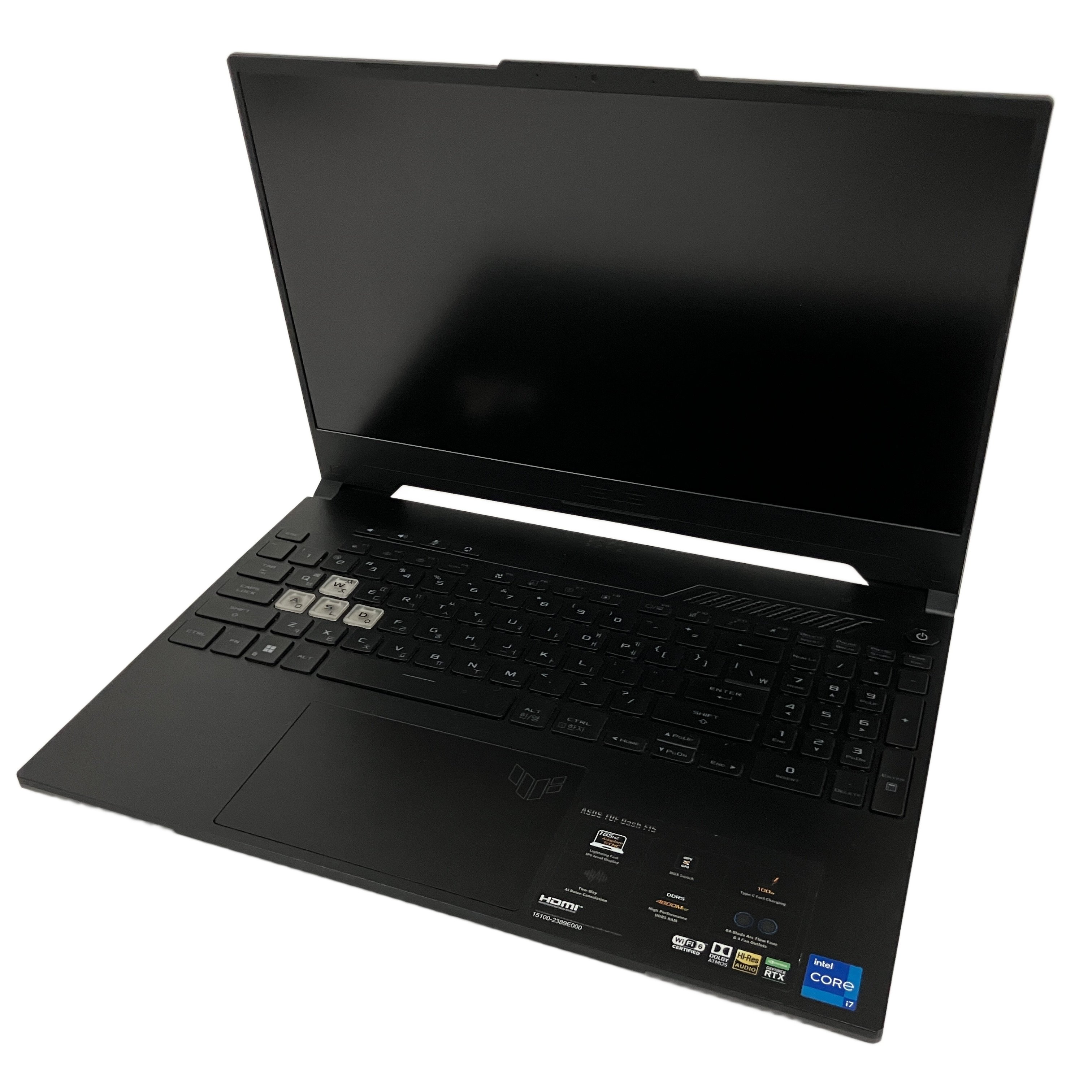 ASUS TUF Dash F15 FX517ZM RTX3070 ノートPC 15.6インチ